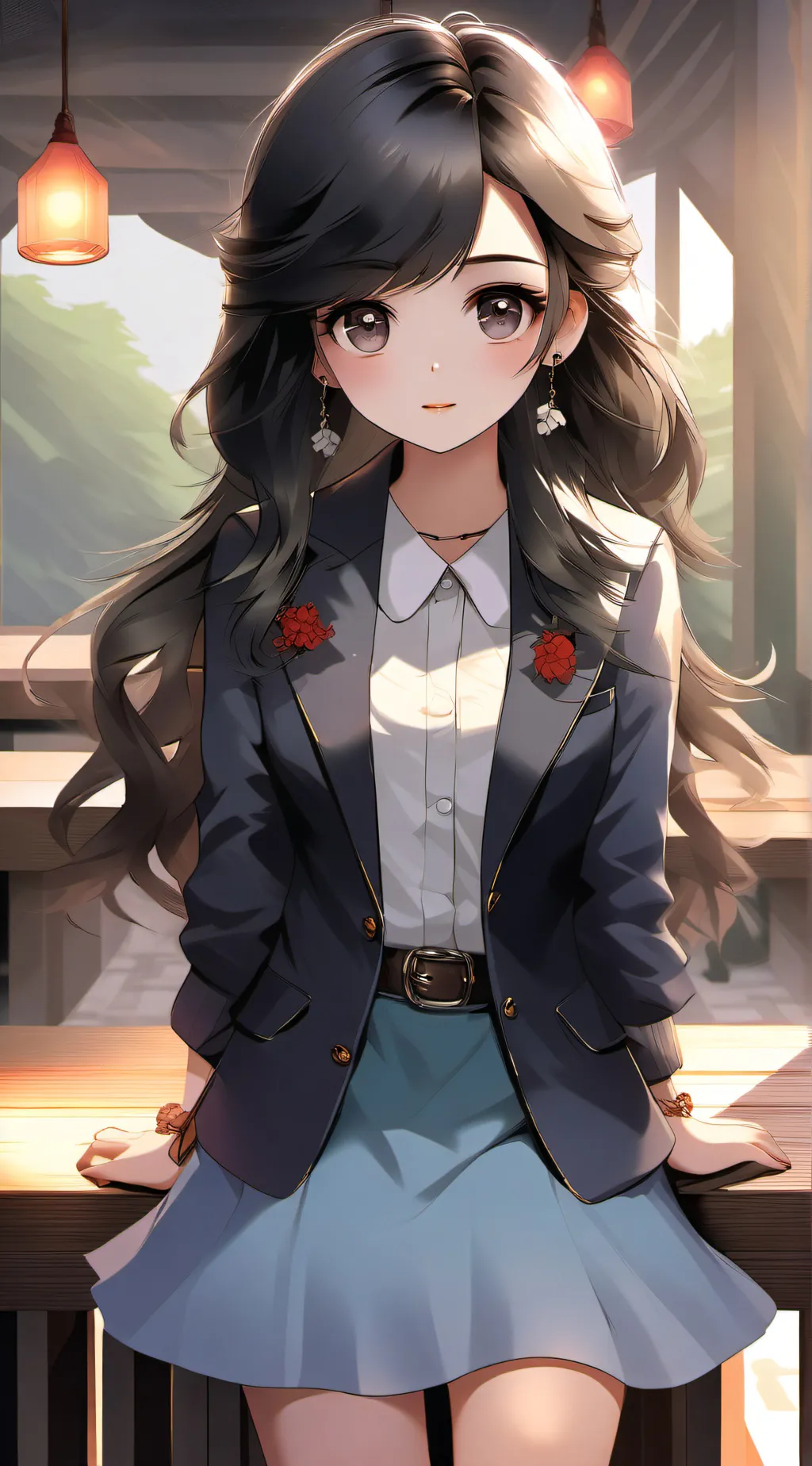 ai character: pick me gurl background