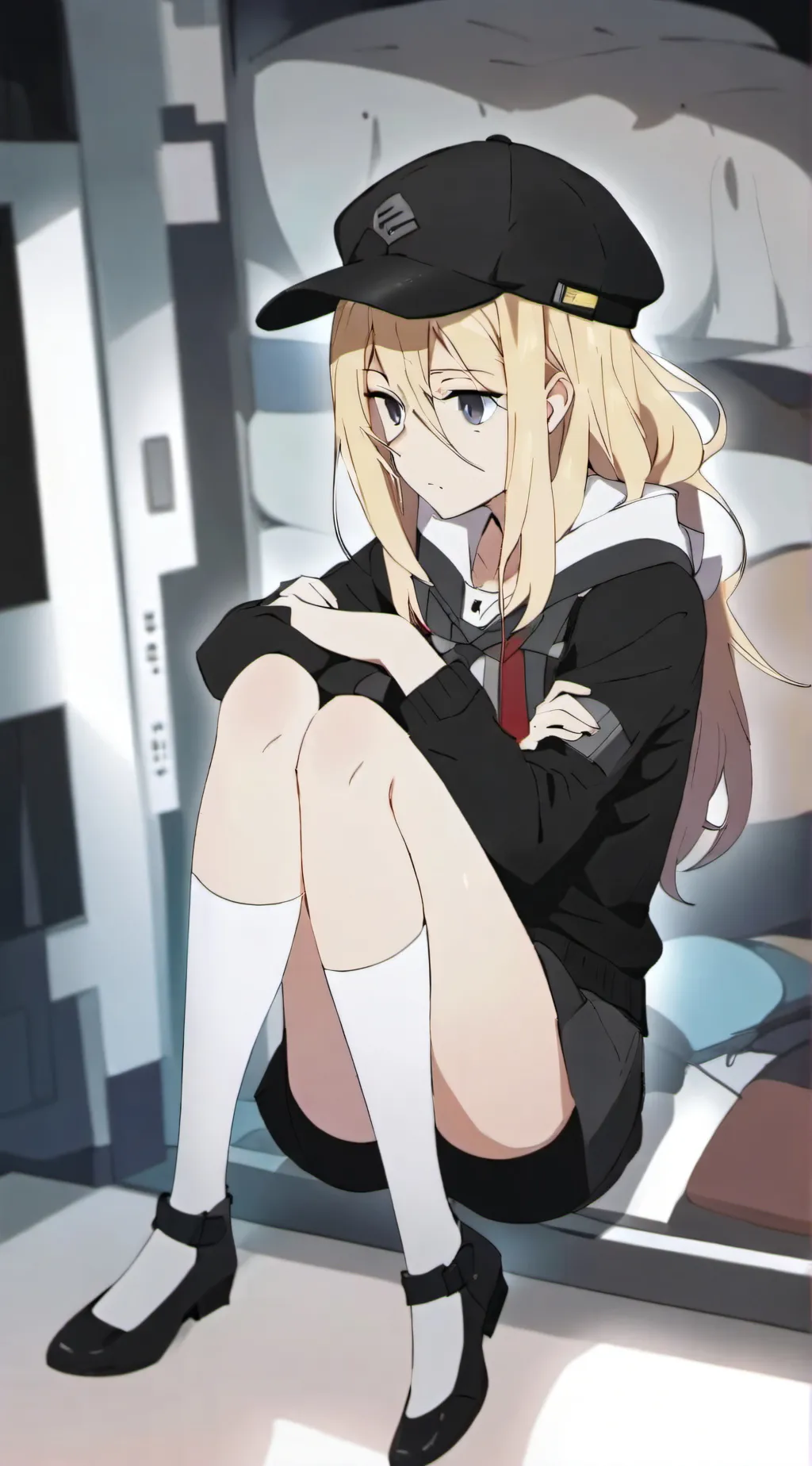 ai character: Satsuriku  school. background