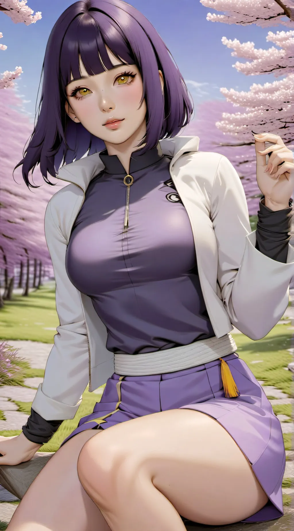 ai character: Hinata  background