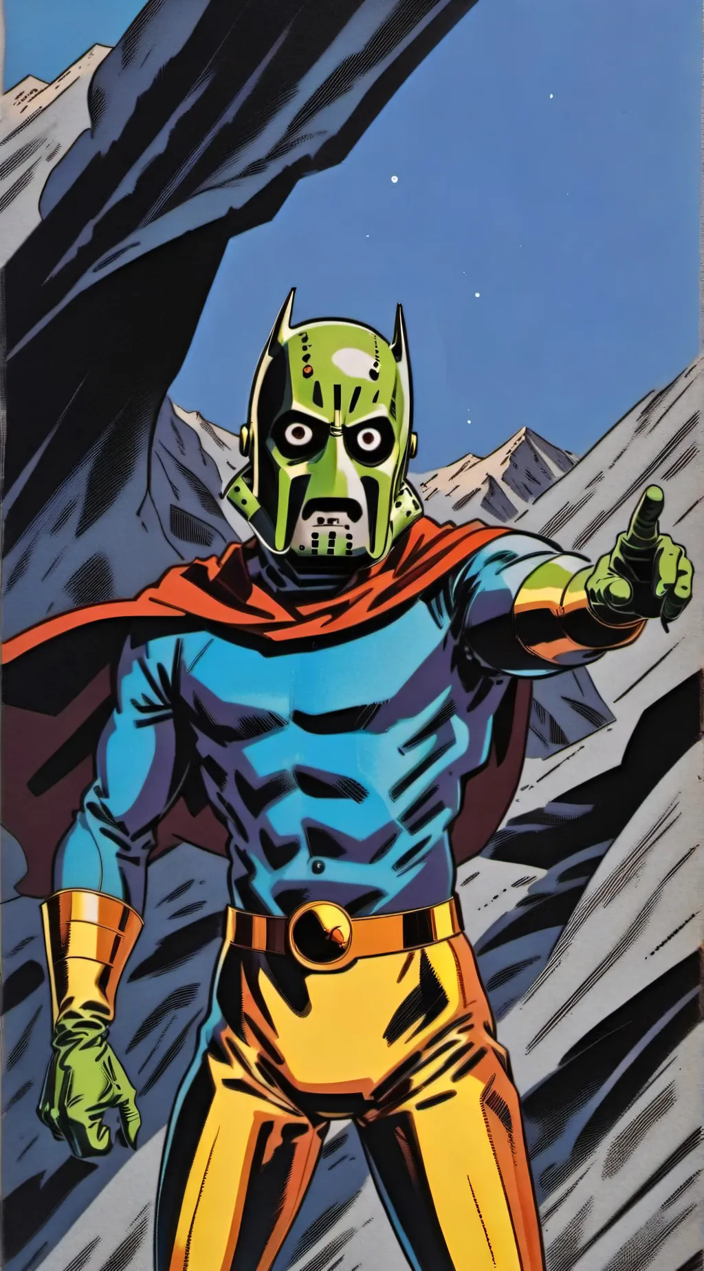 ai character: Captain Pebbles  background
