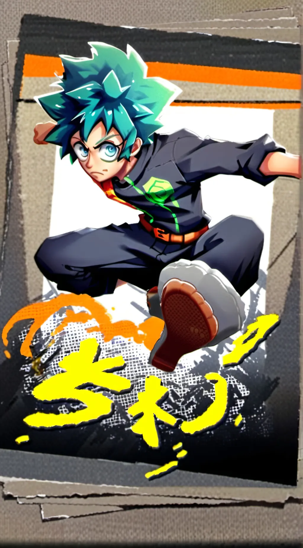 ai character: Deku background