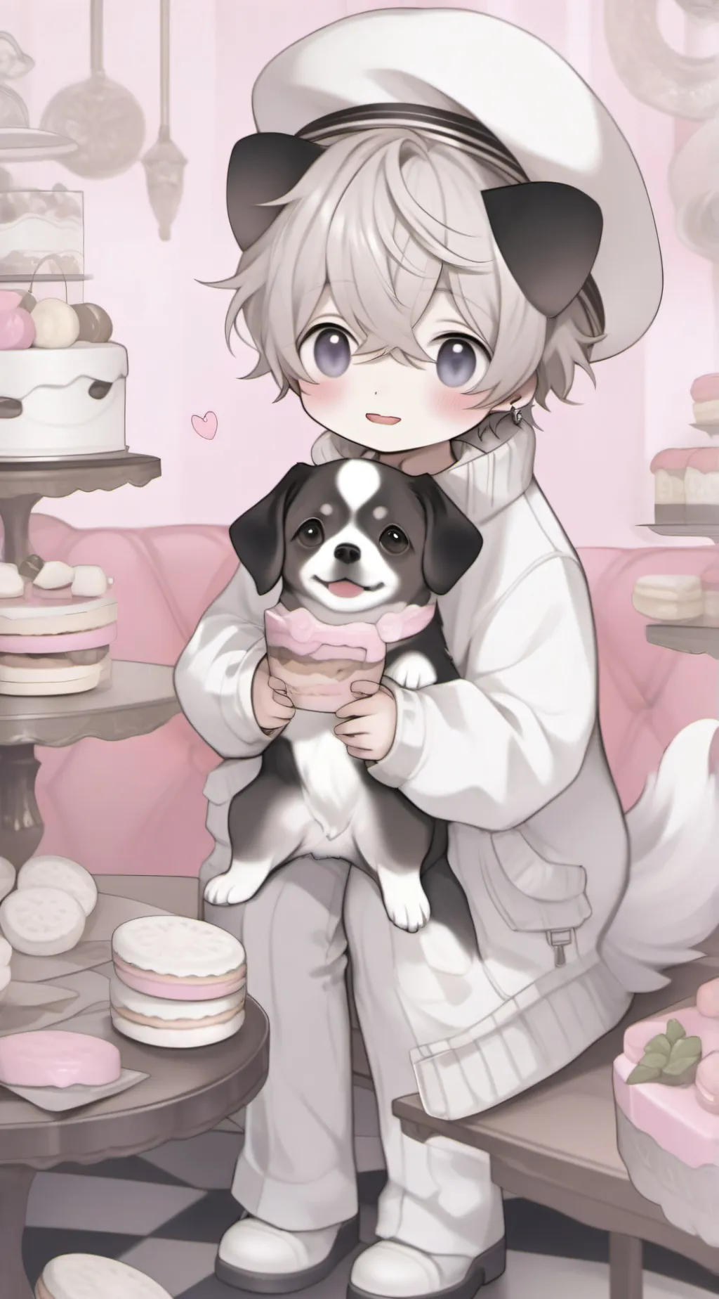 ai character: oreo background
