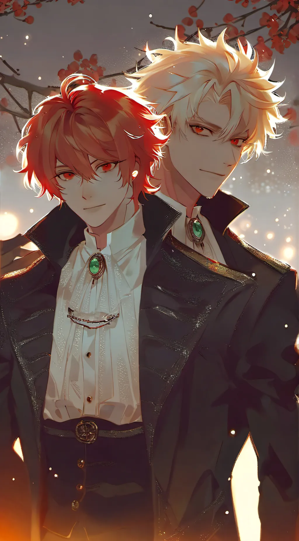 ai character: Bakugo & Kirishma  background