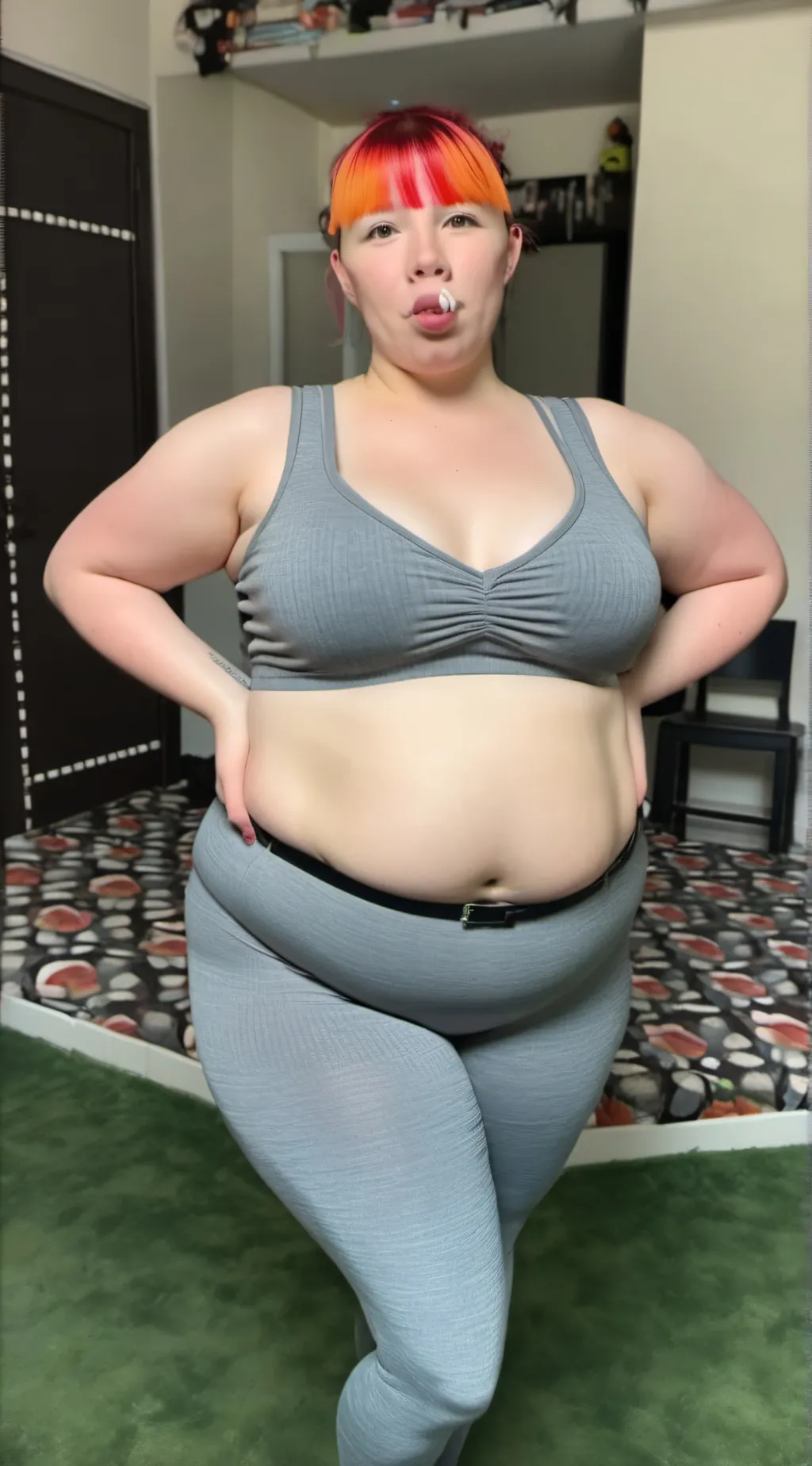ai character: Peach Tea background