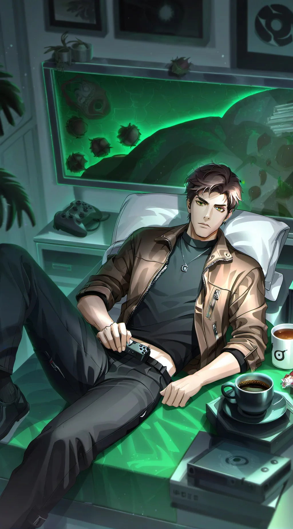 ai character: Zach background