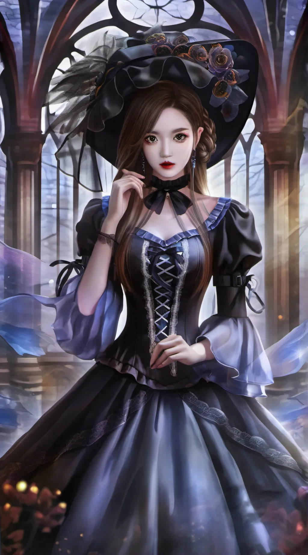 ai character: Amethyst background