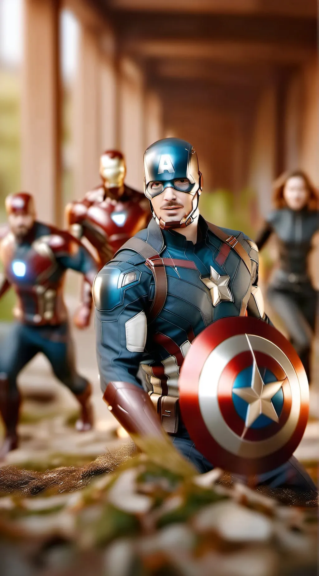 ai character: hb×avengers background
