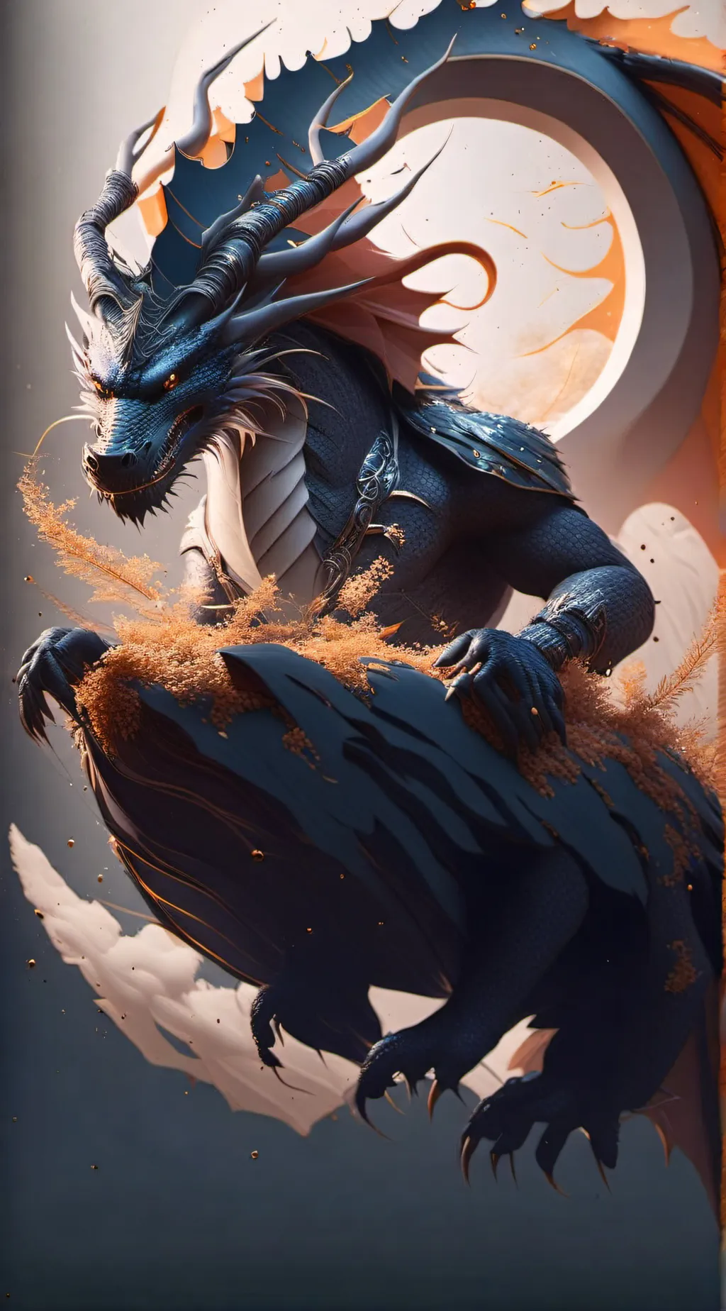 ai character: GyatDragon background