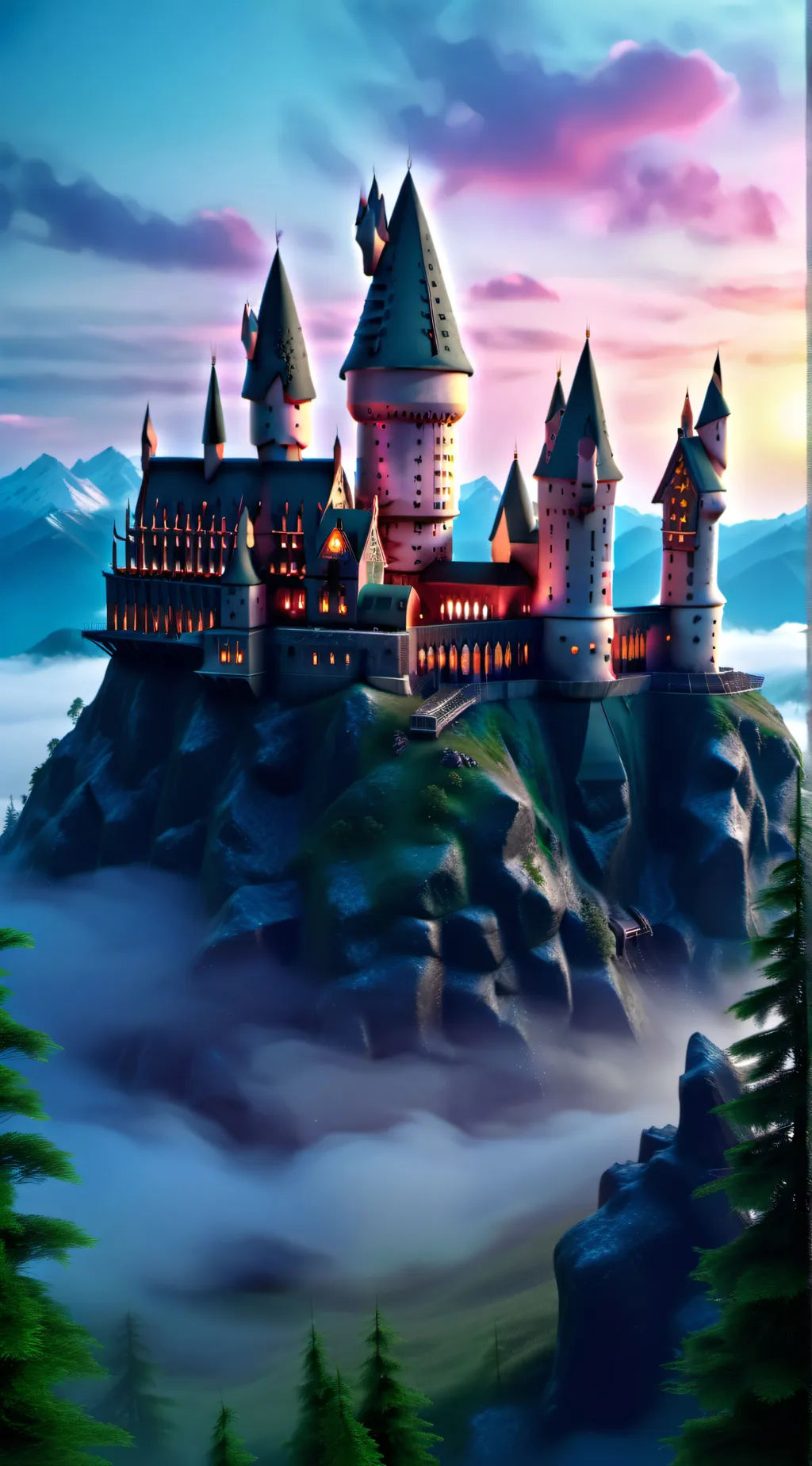 ai character: Hogwarts background