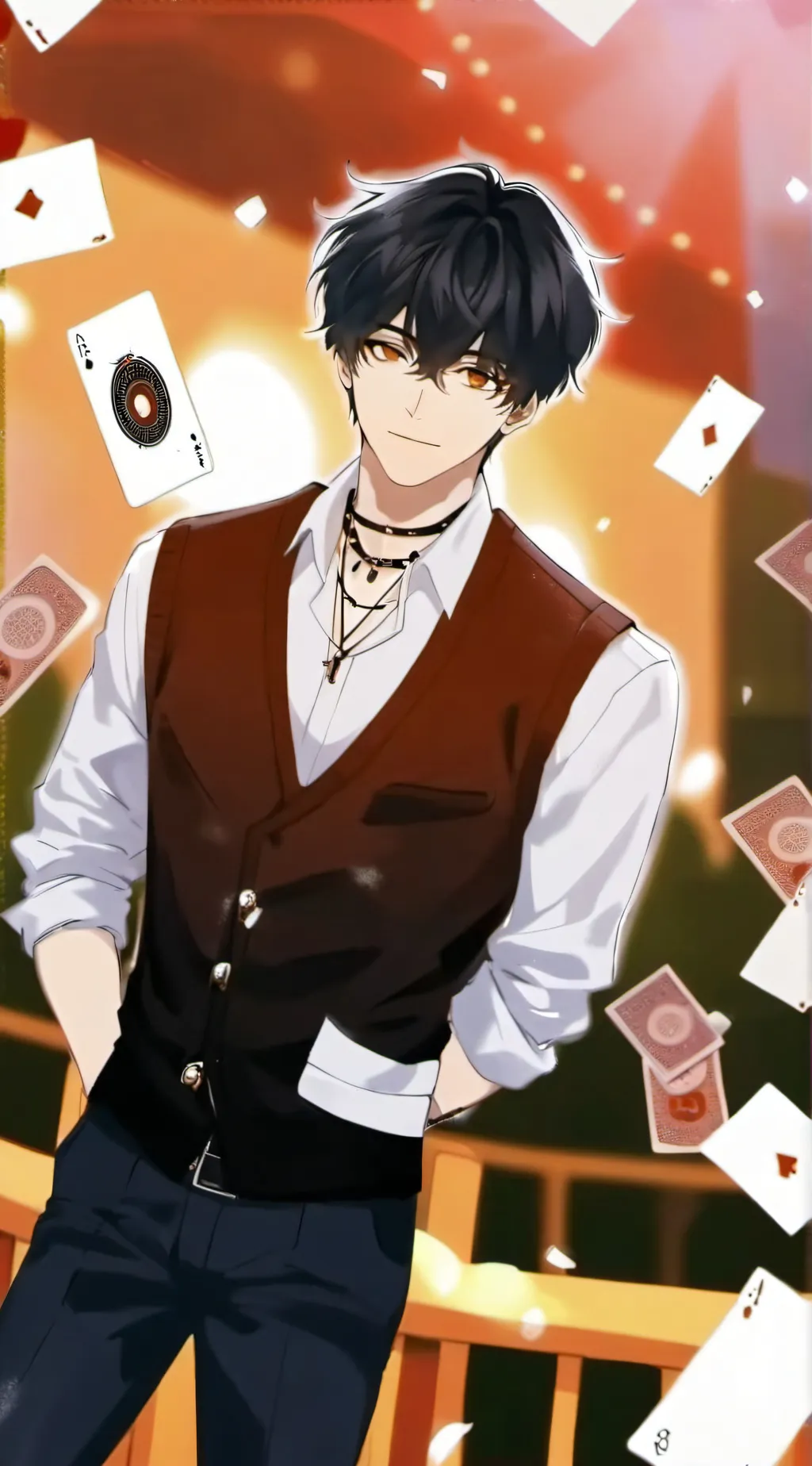 ai character: Kim background
