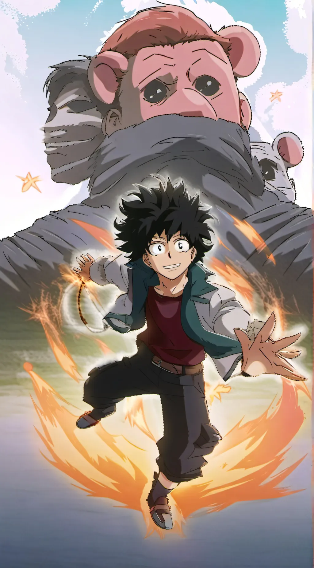 ai character: Decker background