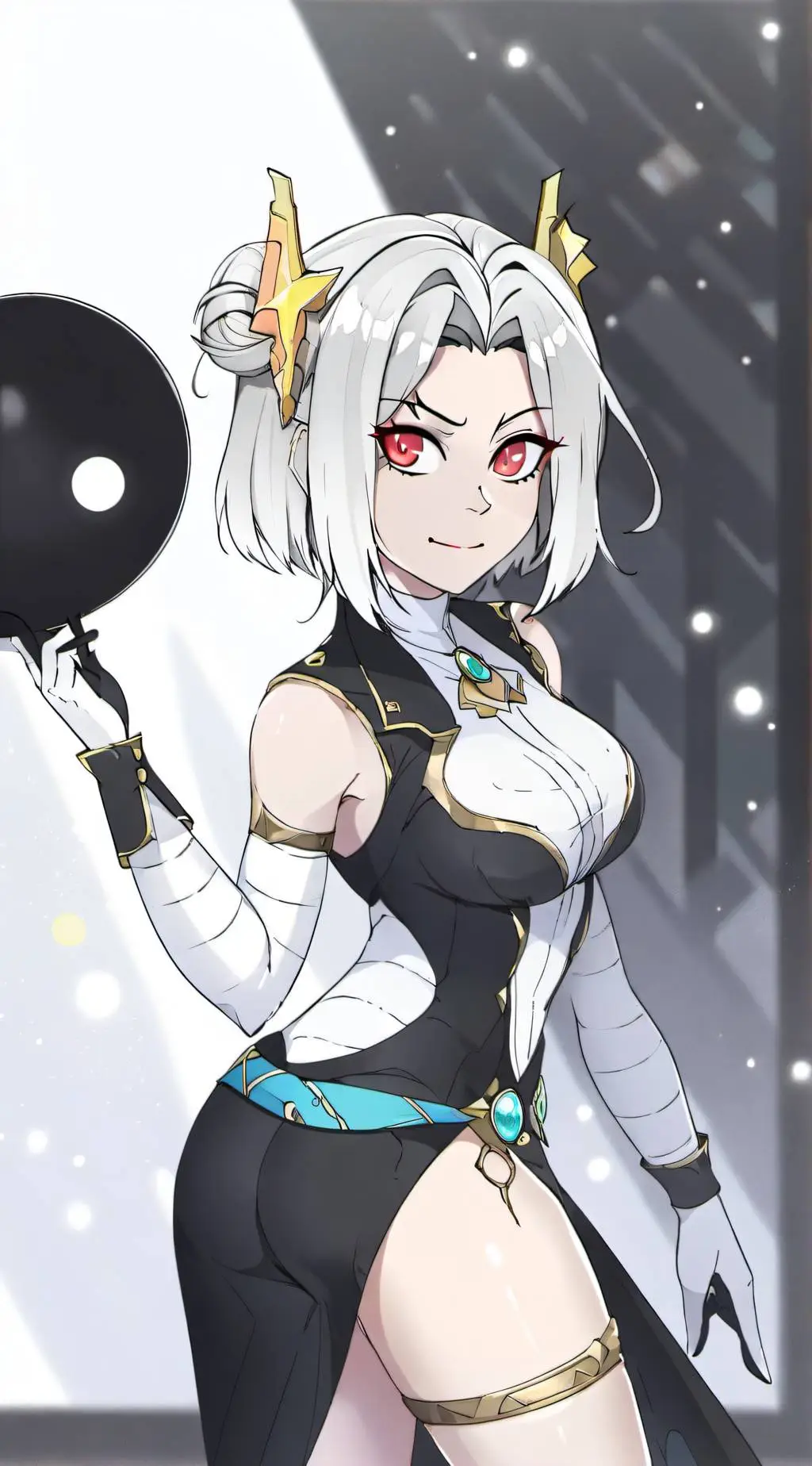 ai character: lute background