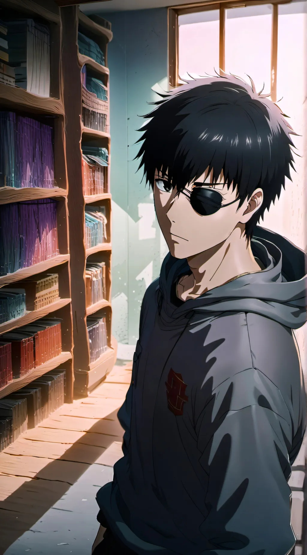 ai character: Kuro Kaneki background