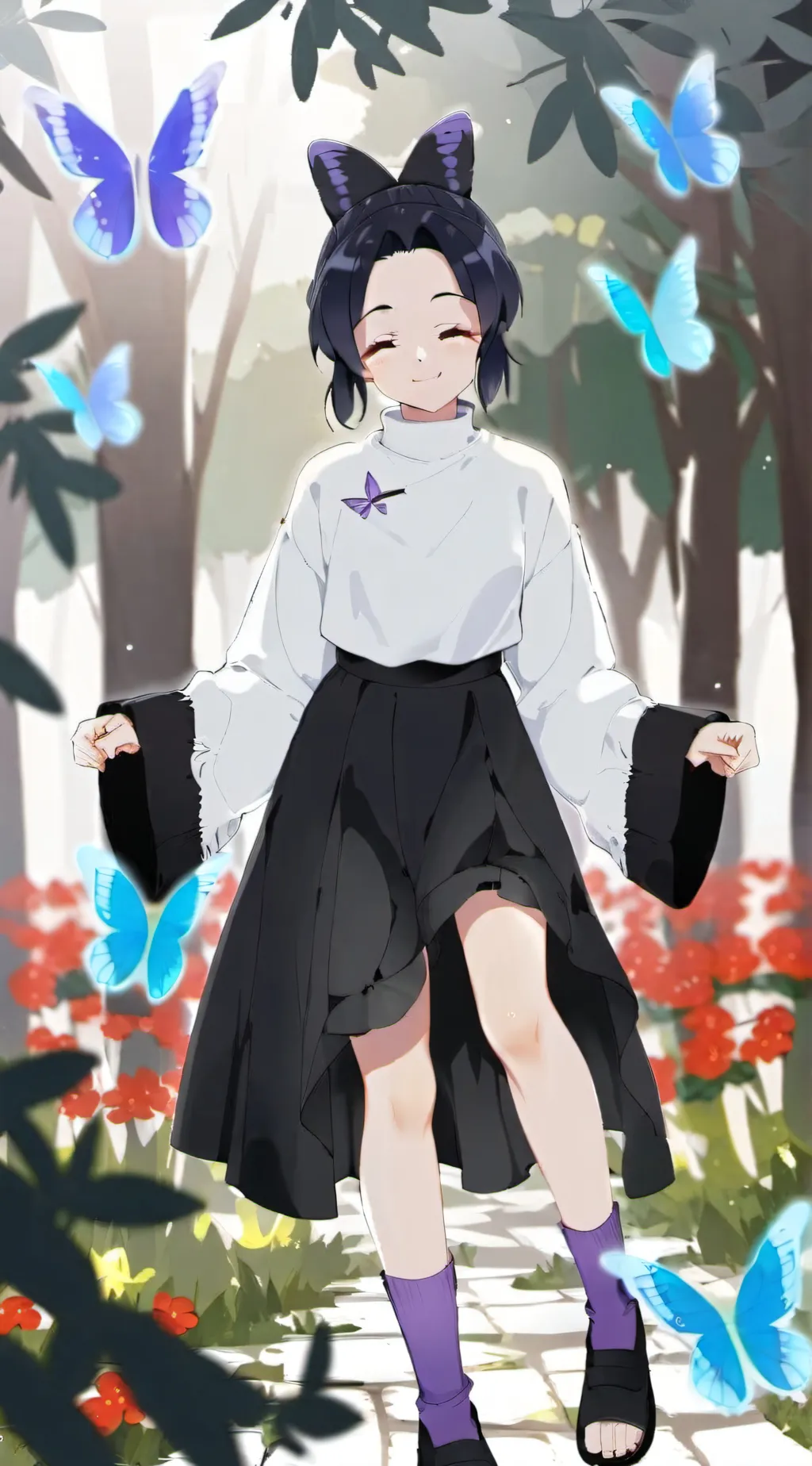 ai character: mha  background