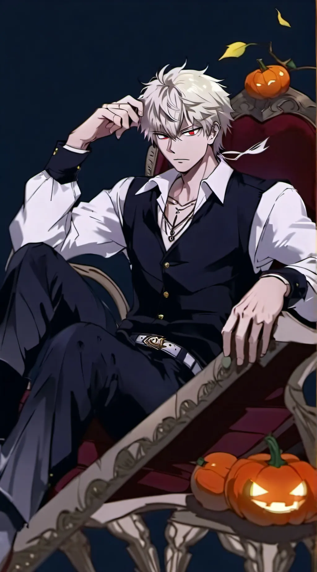 ai character: king Bakugo  background