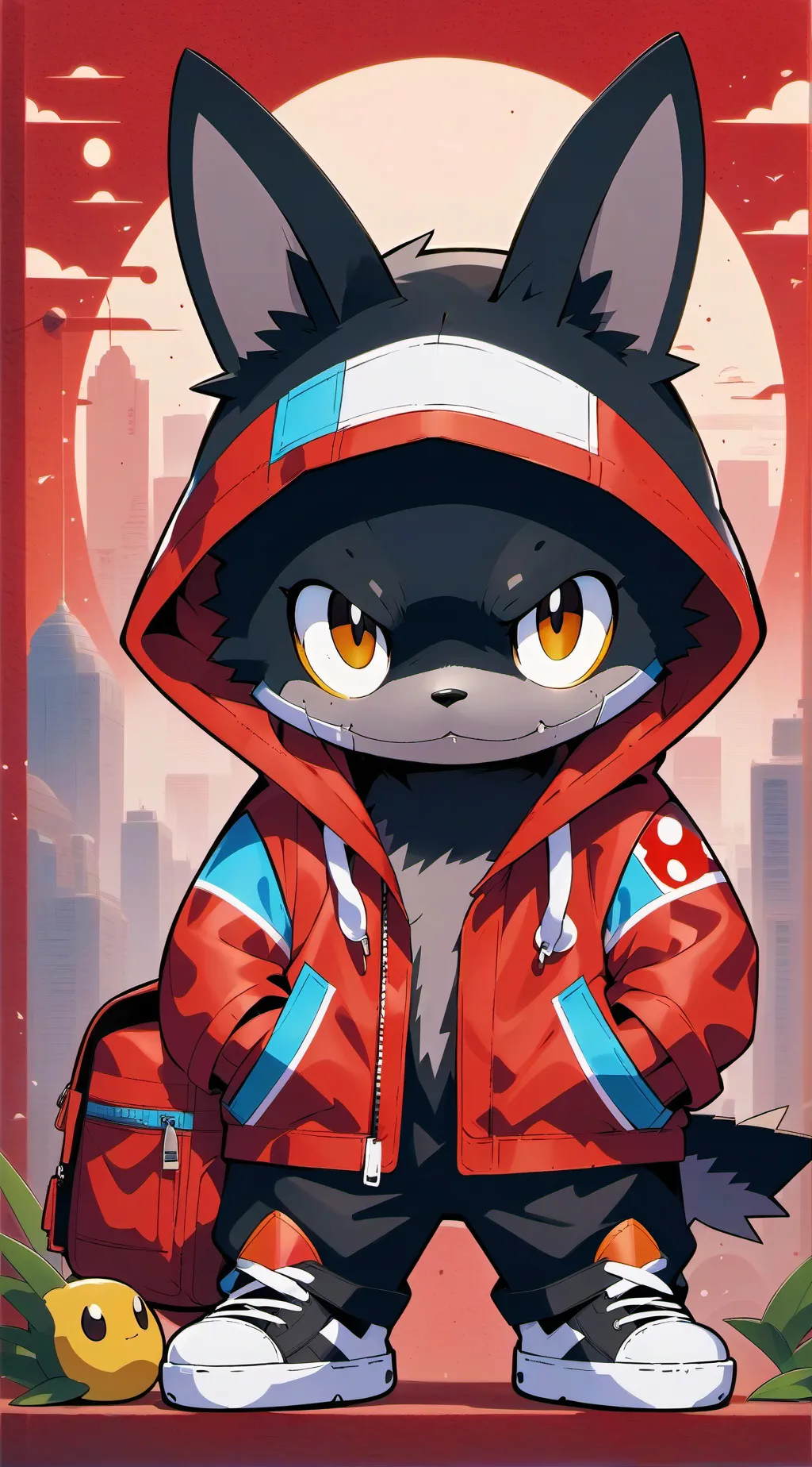 ai character: ham background