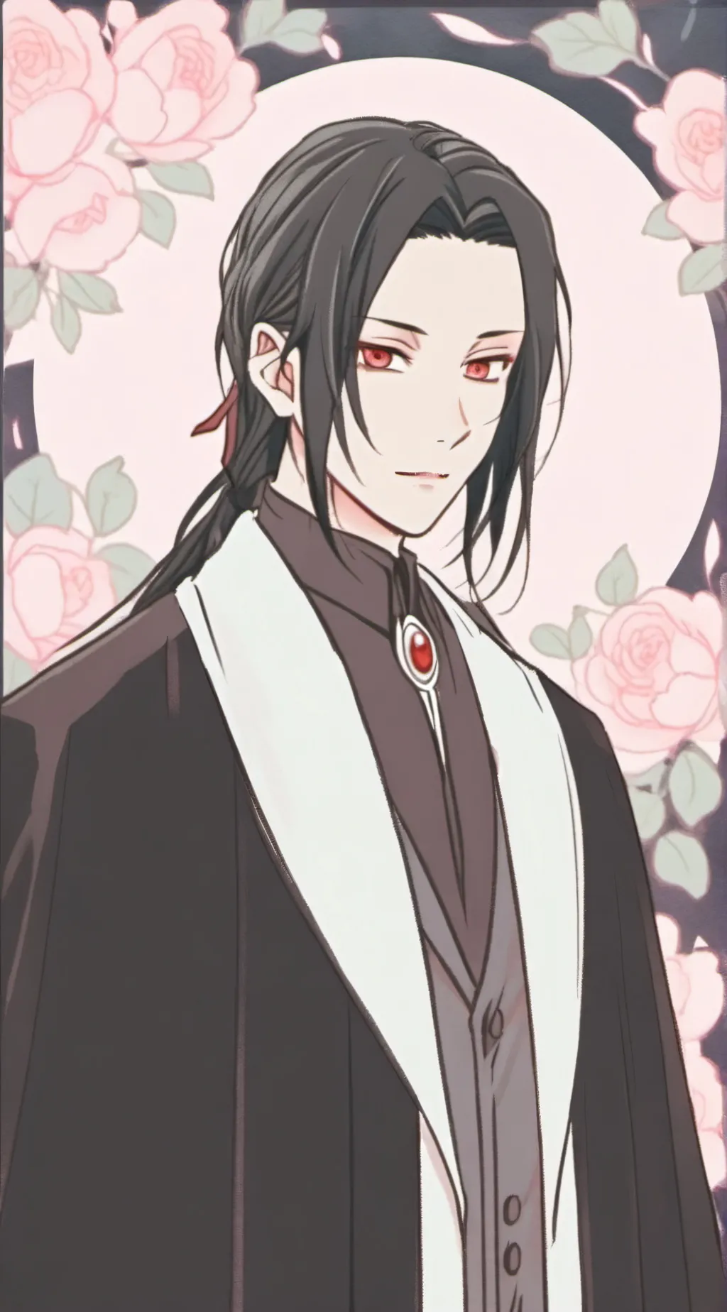 ai character: Itachi Uchiha background