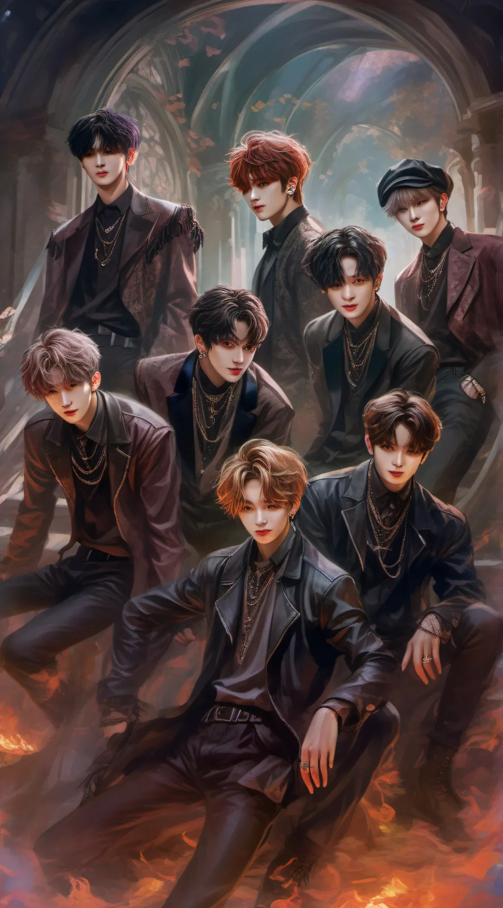 ai character: stray kids background
