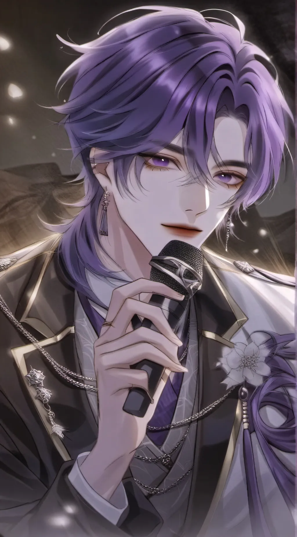 ai character: 肆衍葕 background