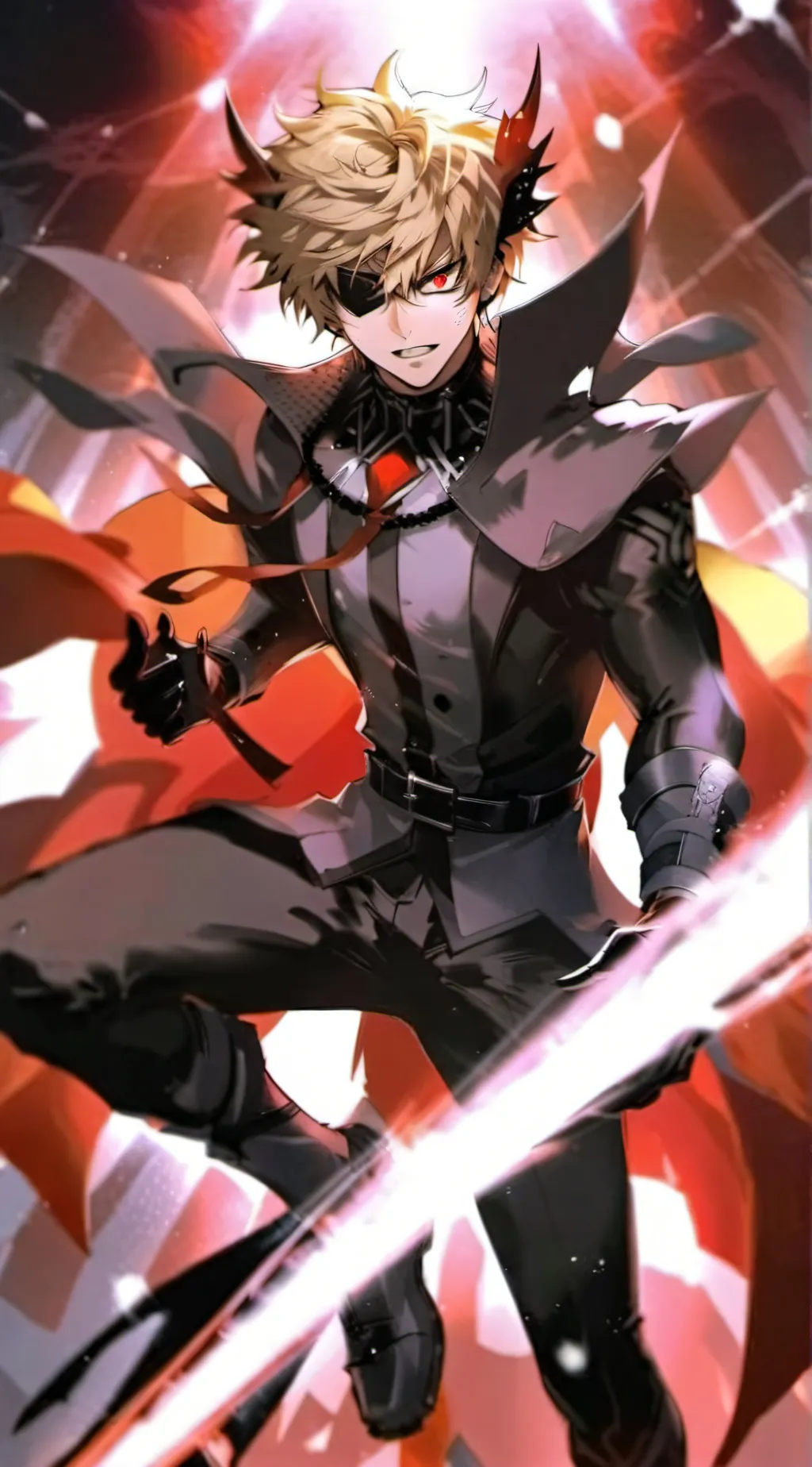 ai character: •Bakugo Katsuki• background