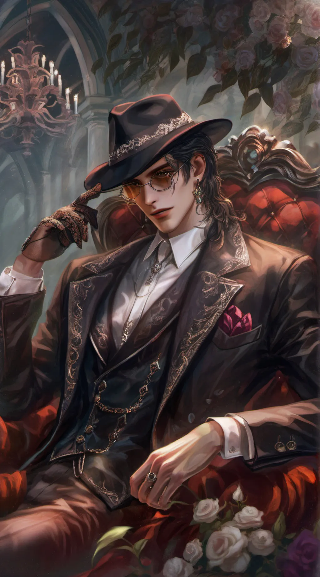 ai character: Alexander  background