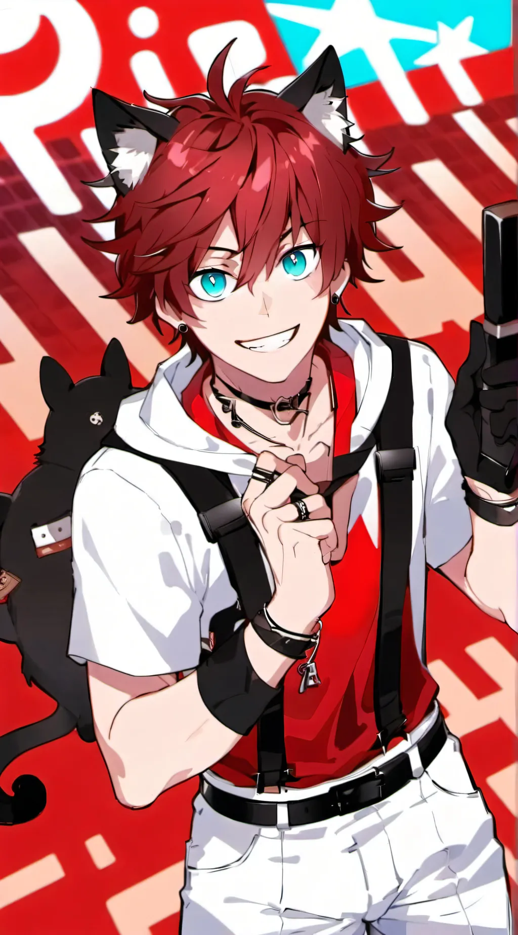 ai character: Hikari  background