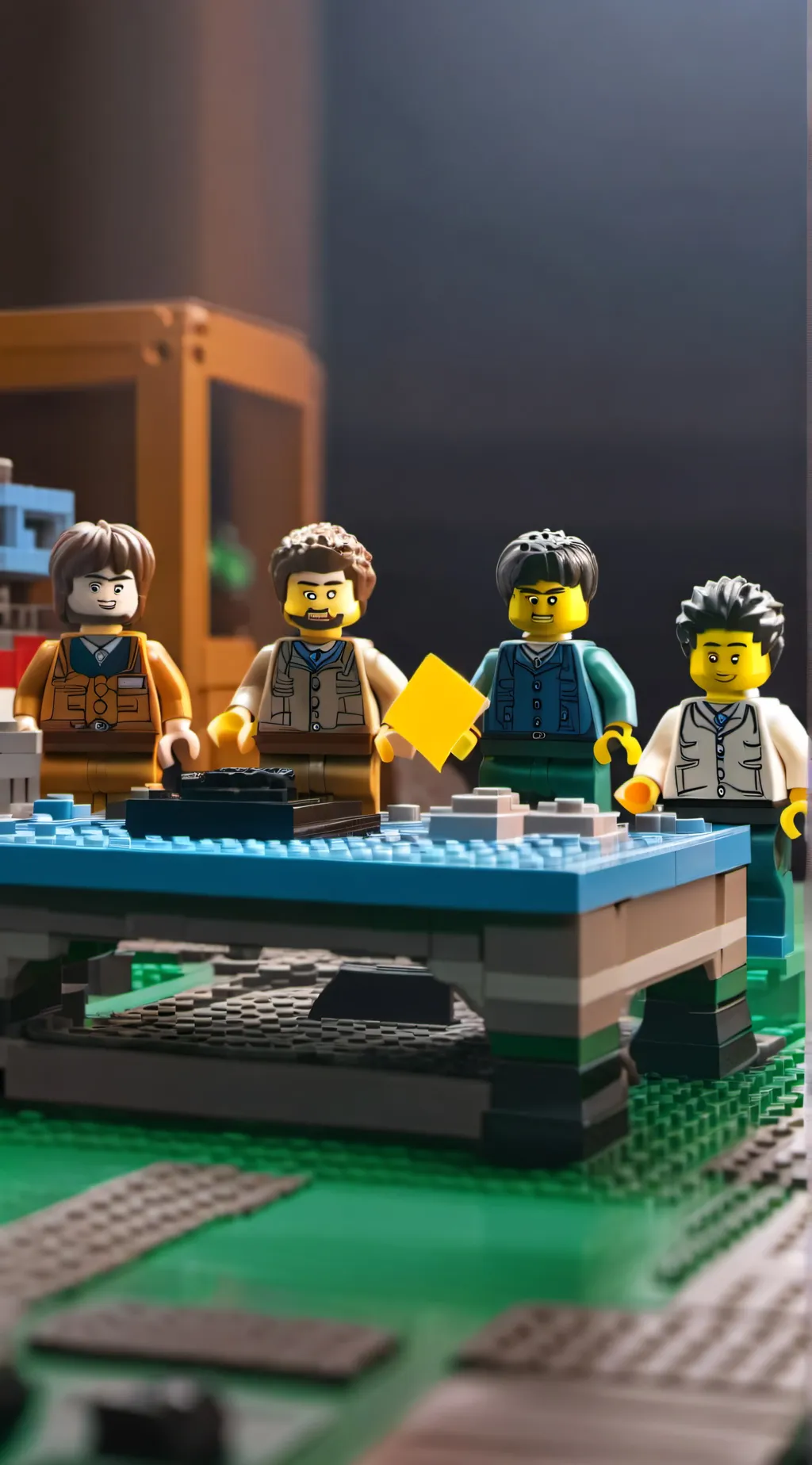 ai character: Lego City Räuber  background