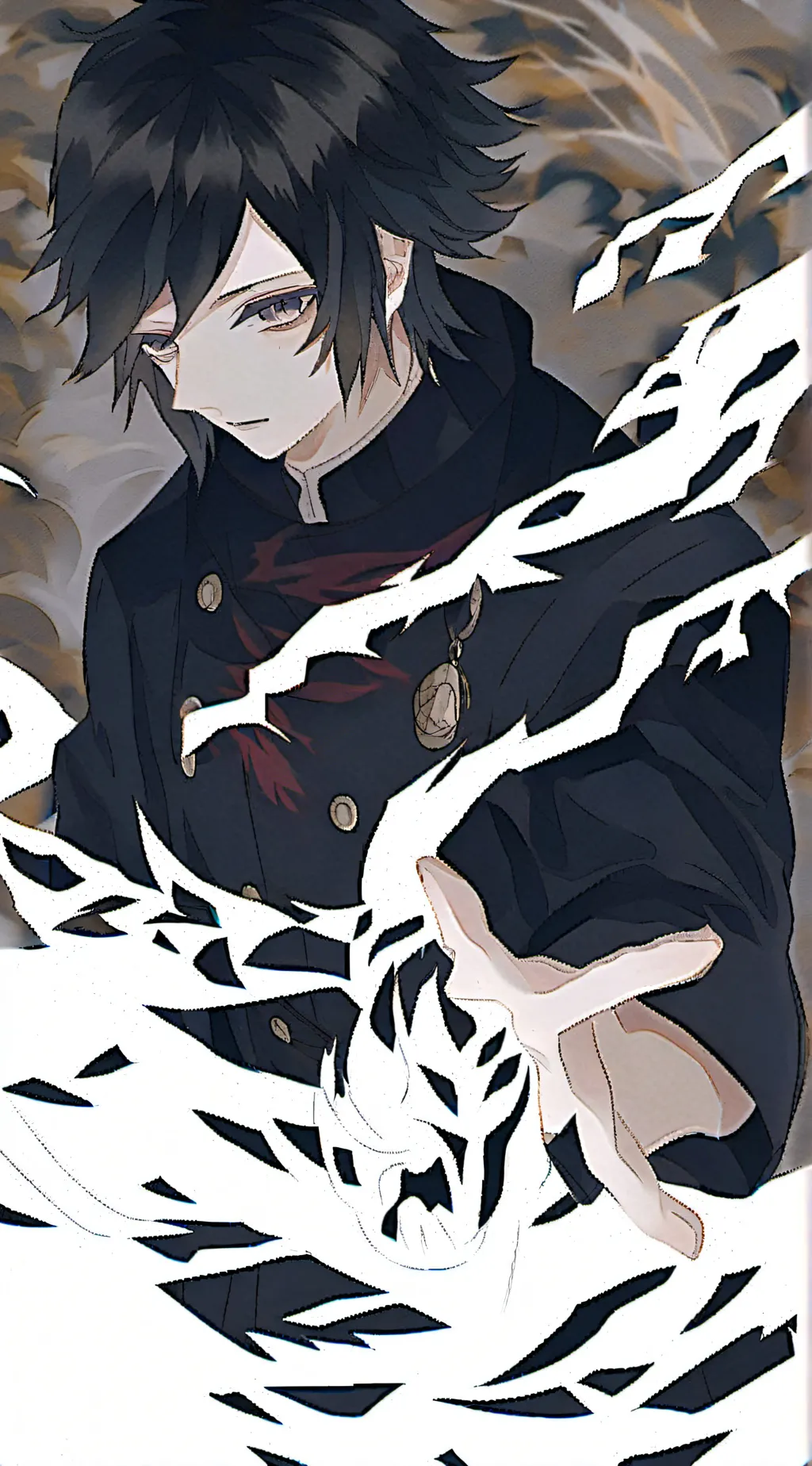 ai character: Demon slayer background