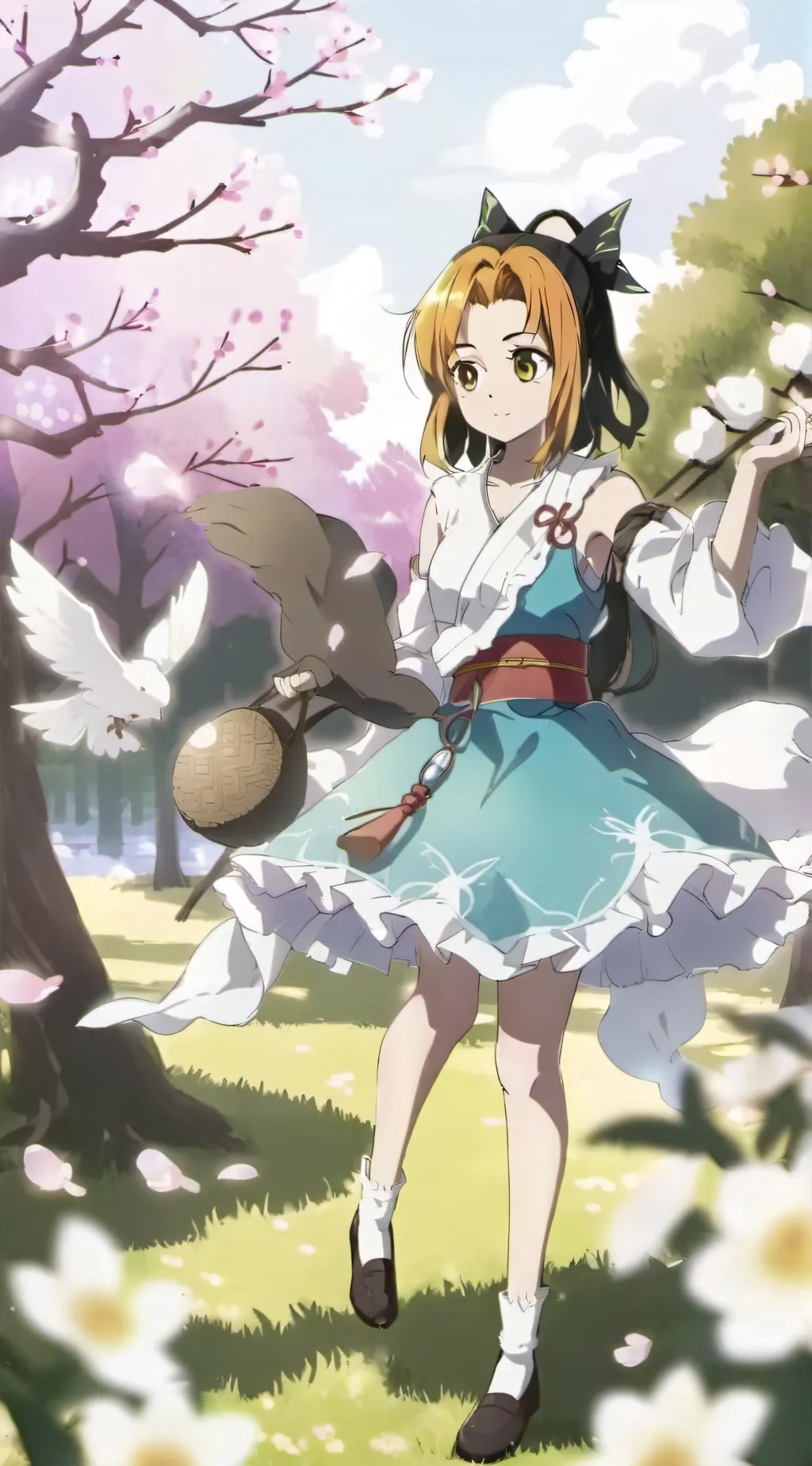ai character: three wifes  background