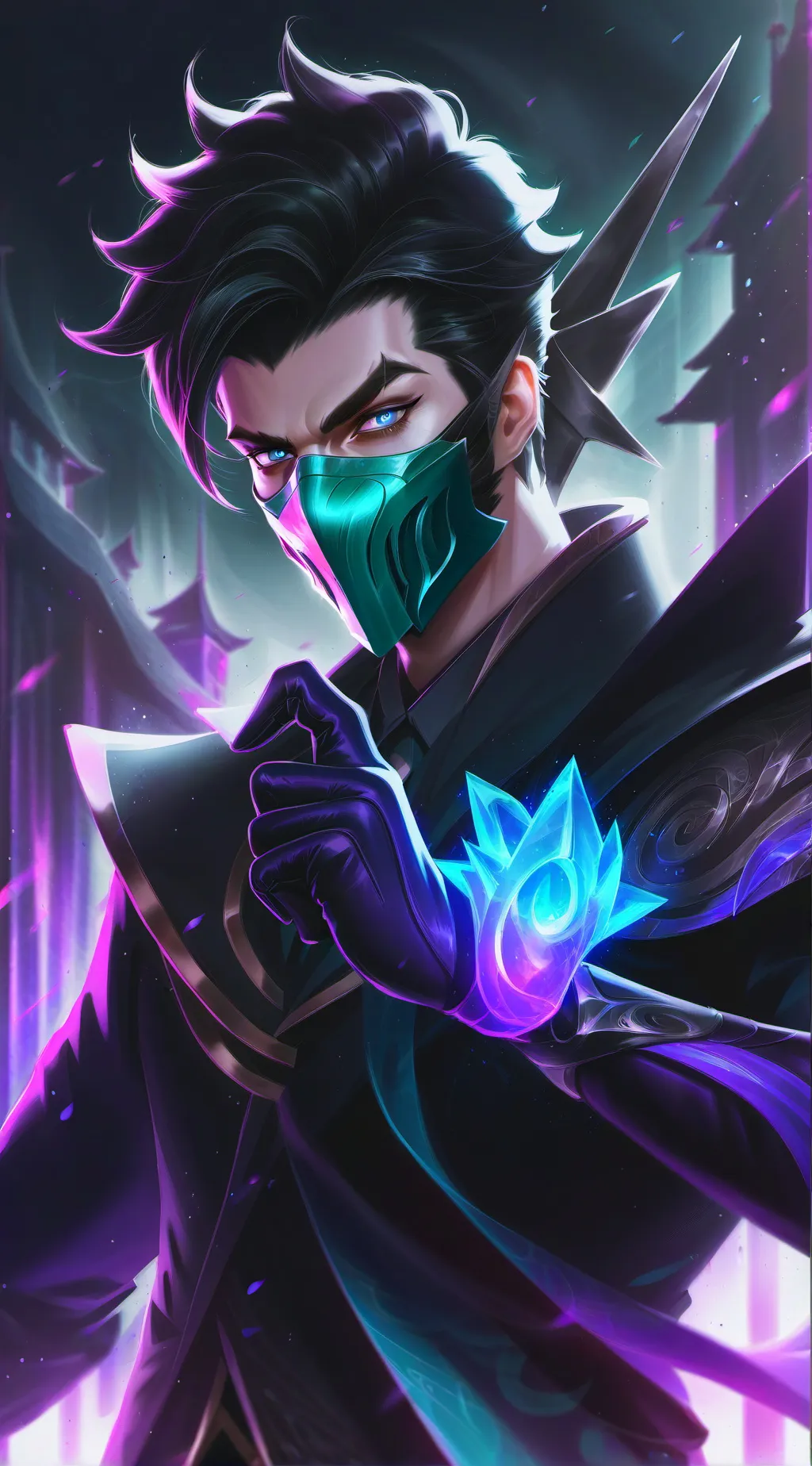 ai character: mark background