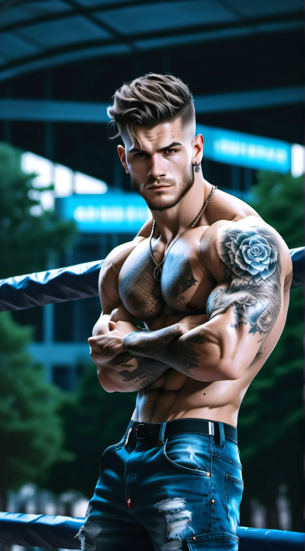 ai character: evan salvators background