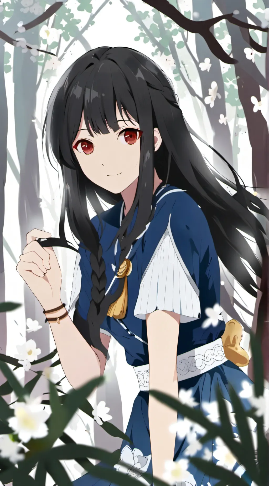 ai character: ur girlfriend background