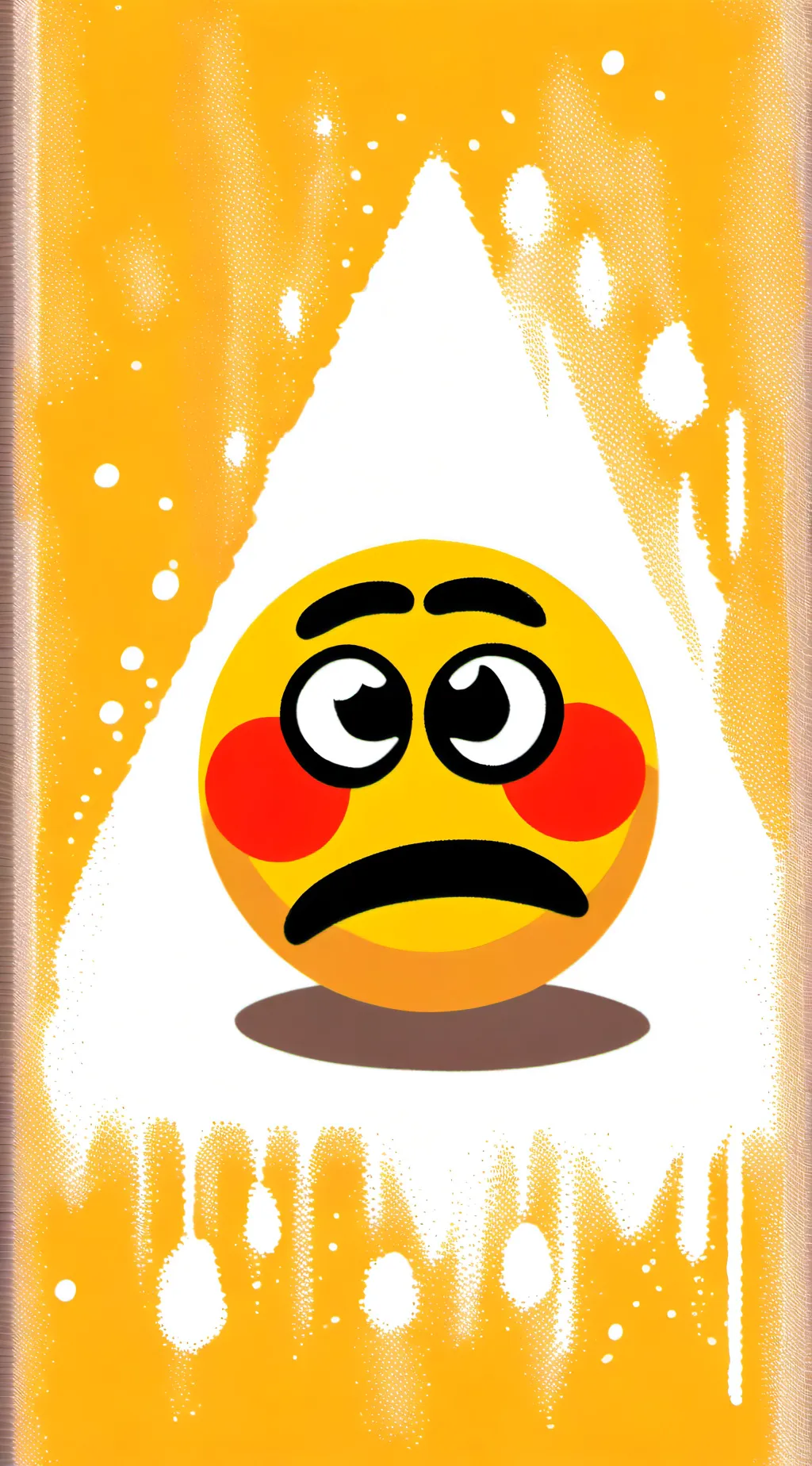 ai character: worry background