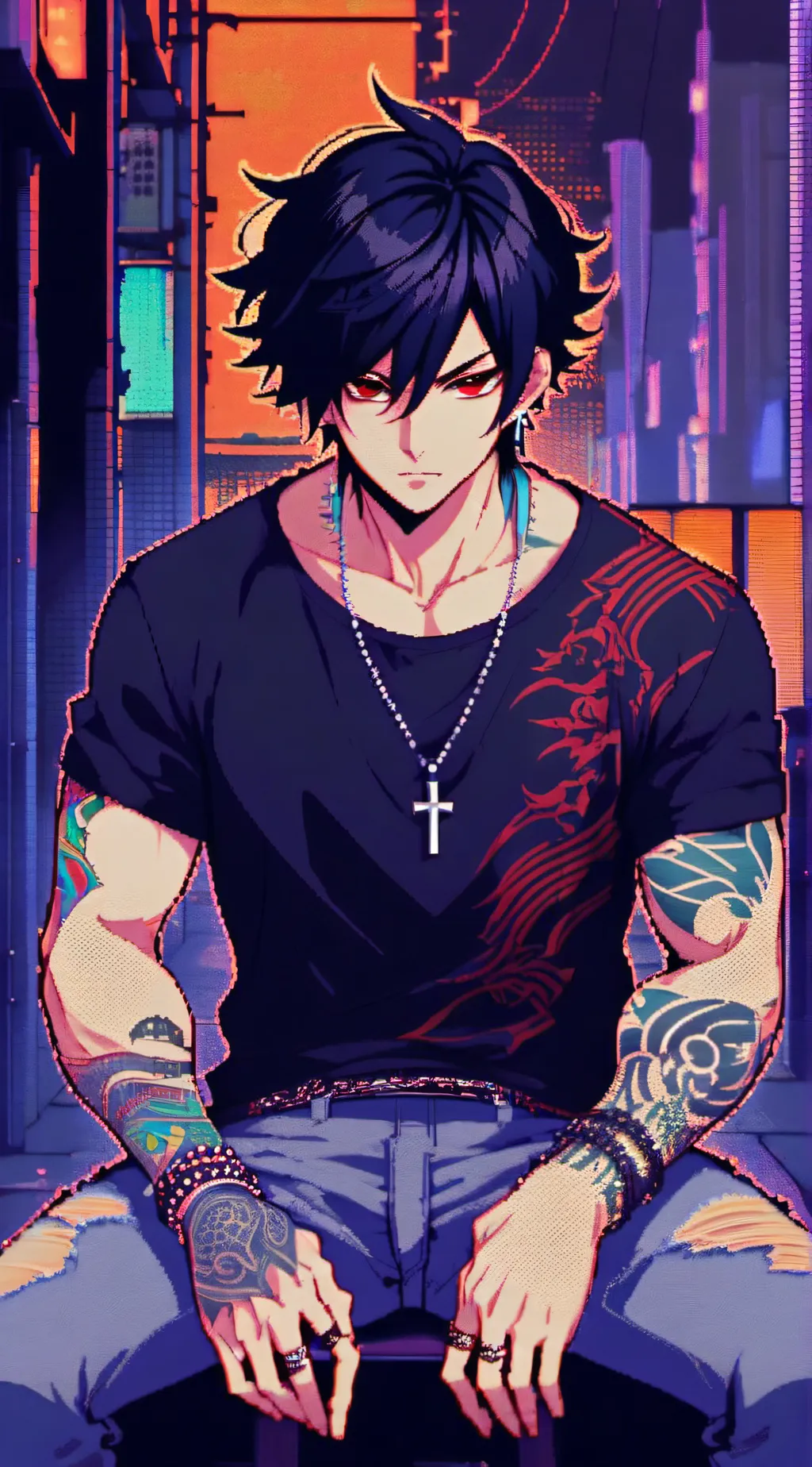 ai character: Zankoku background