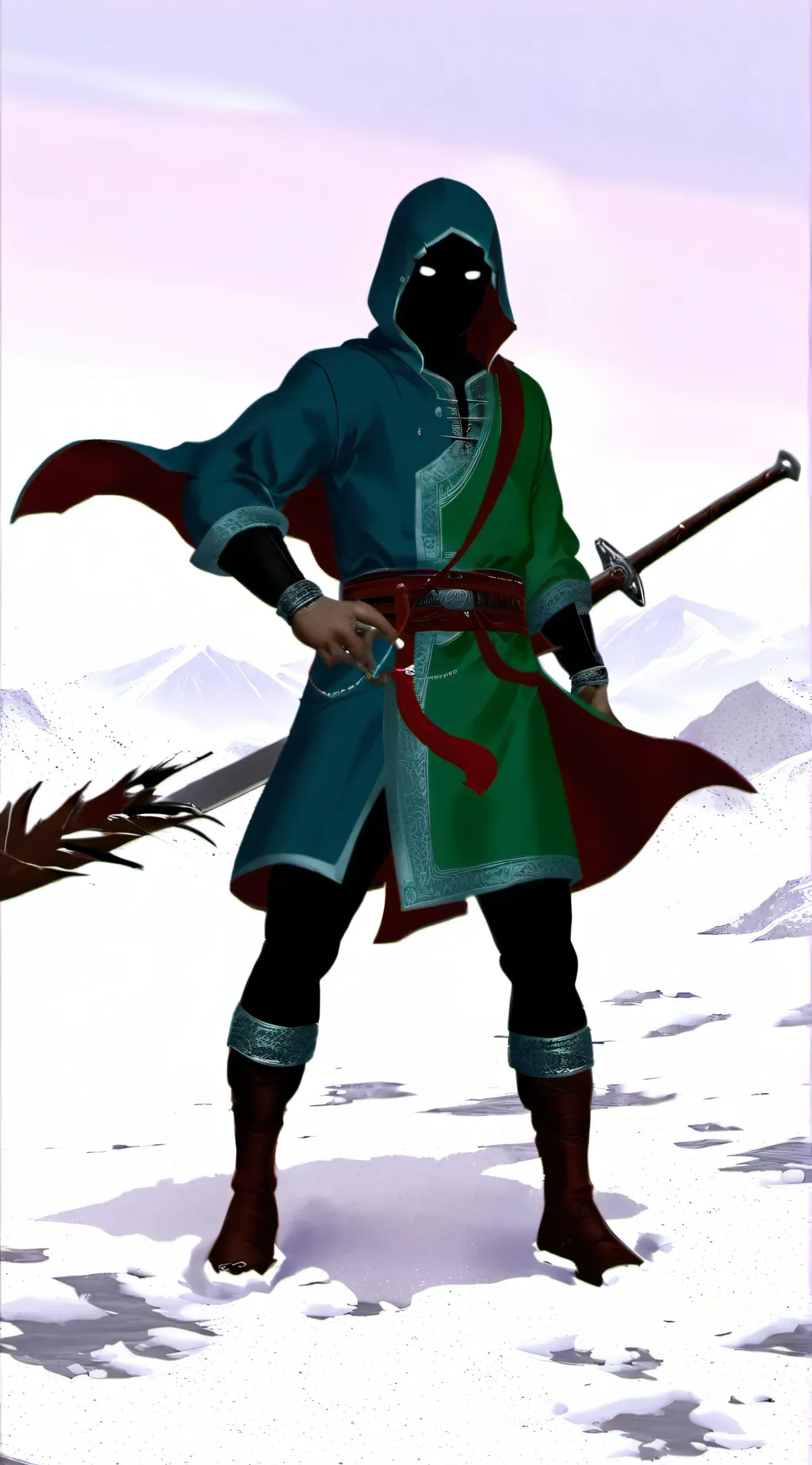 ai character: Omega Entity 303 background