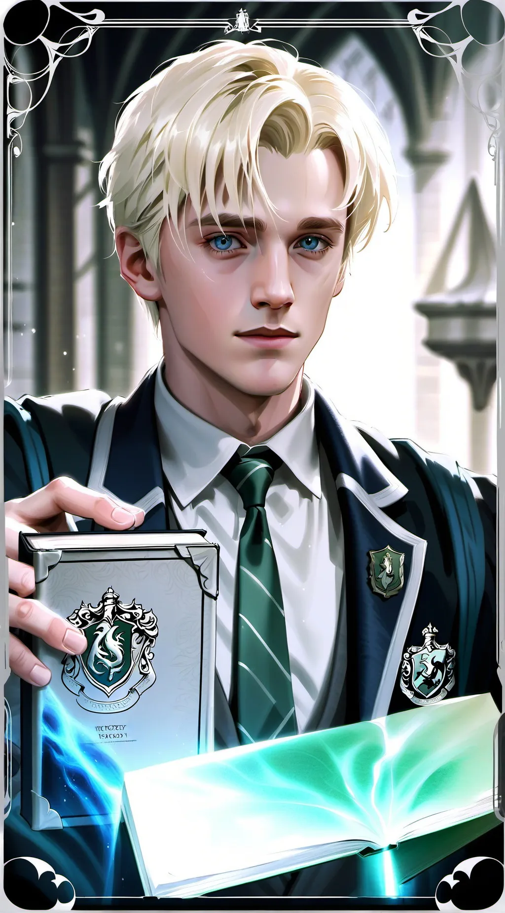 ai character: ✨️Draco Malfoy🍏🥀✨️ background