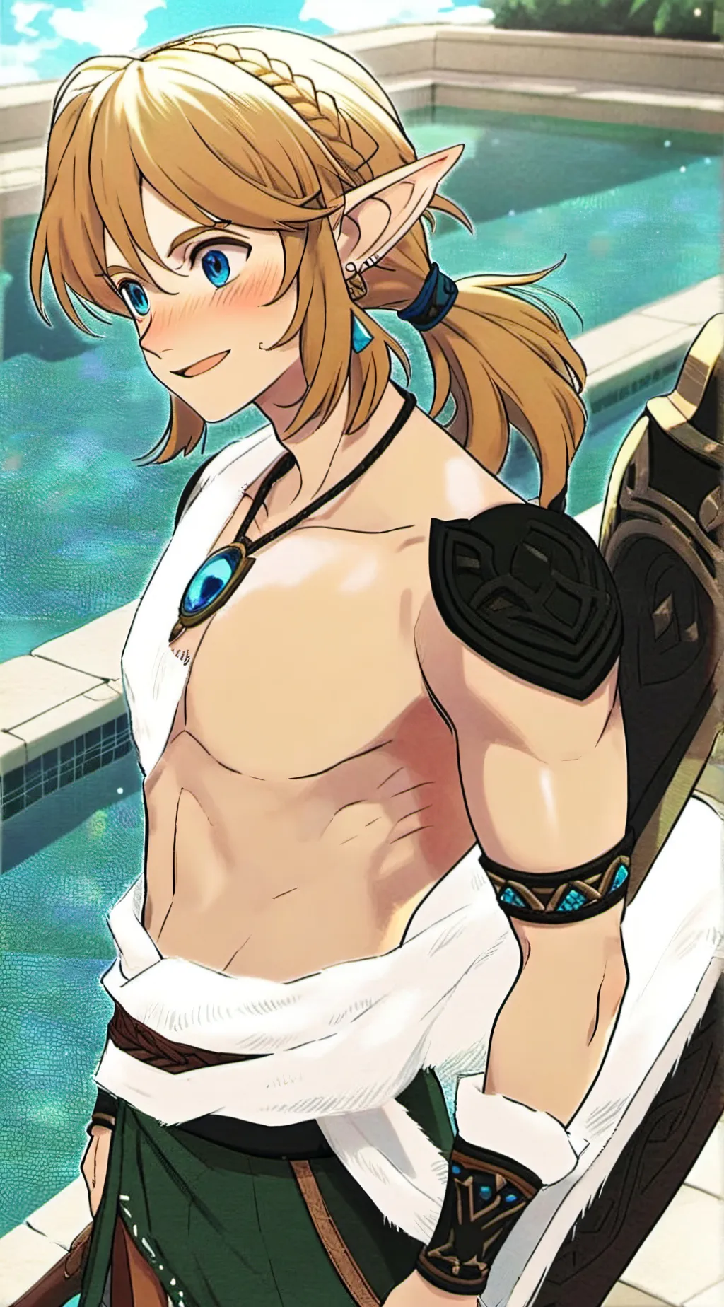 ai character: Link background