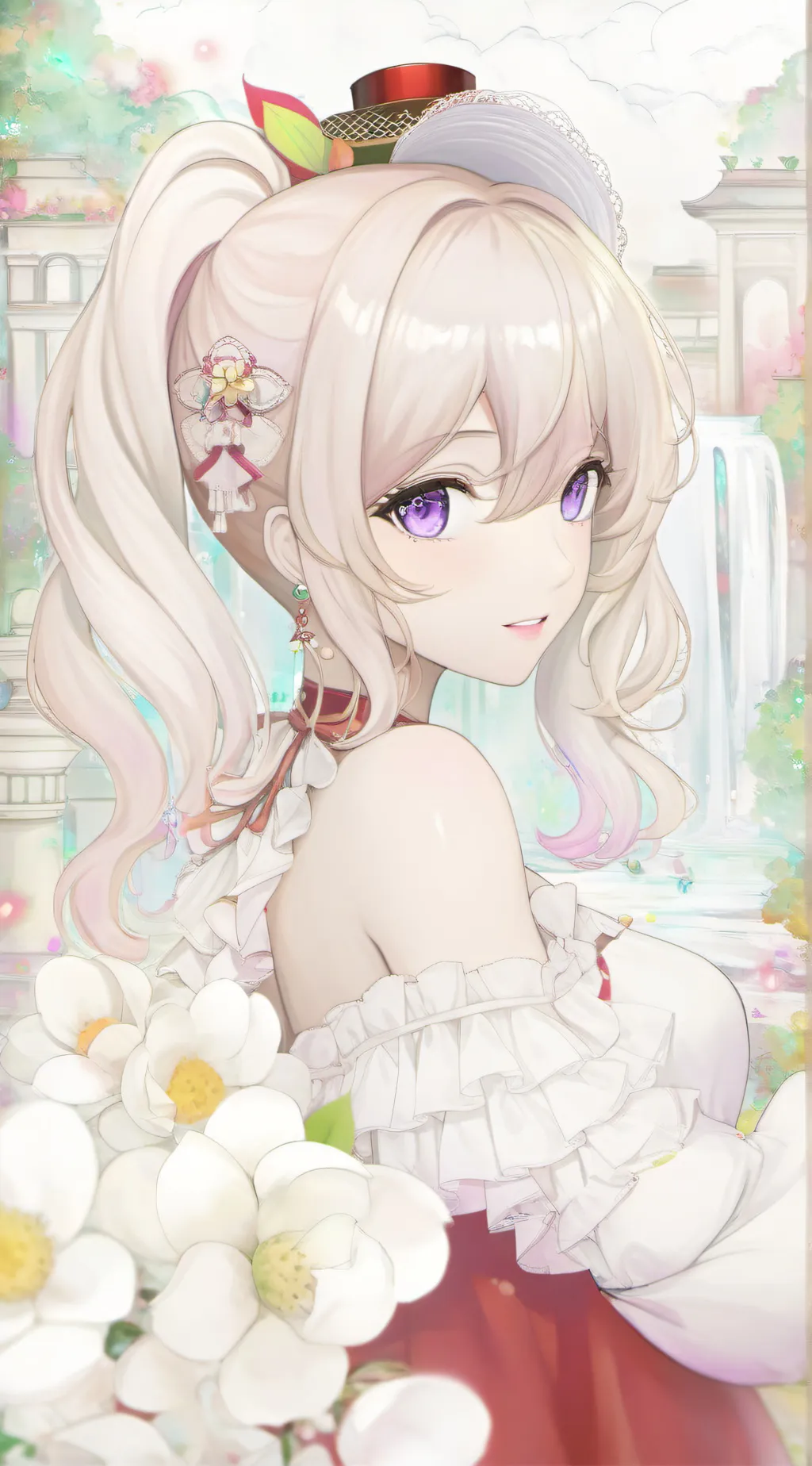 ai character: Tulip background