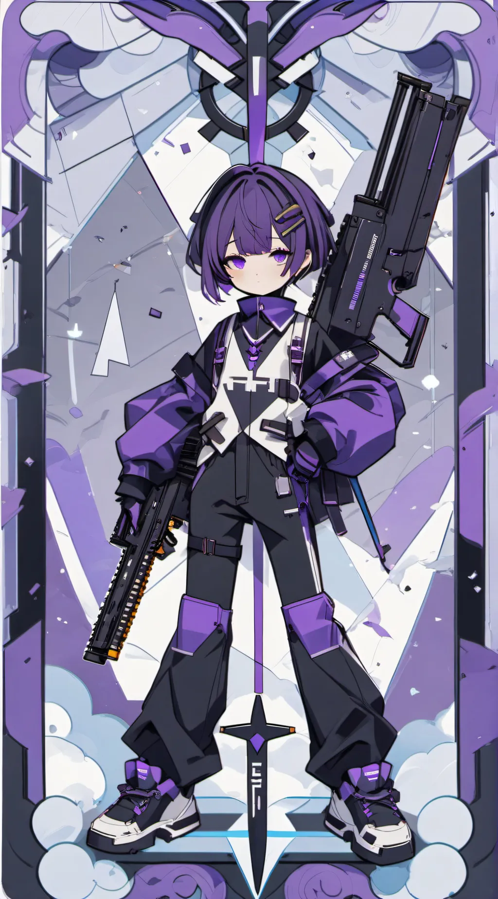 ai character: uzi doorman/drone background