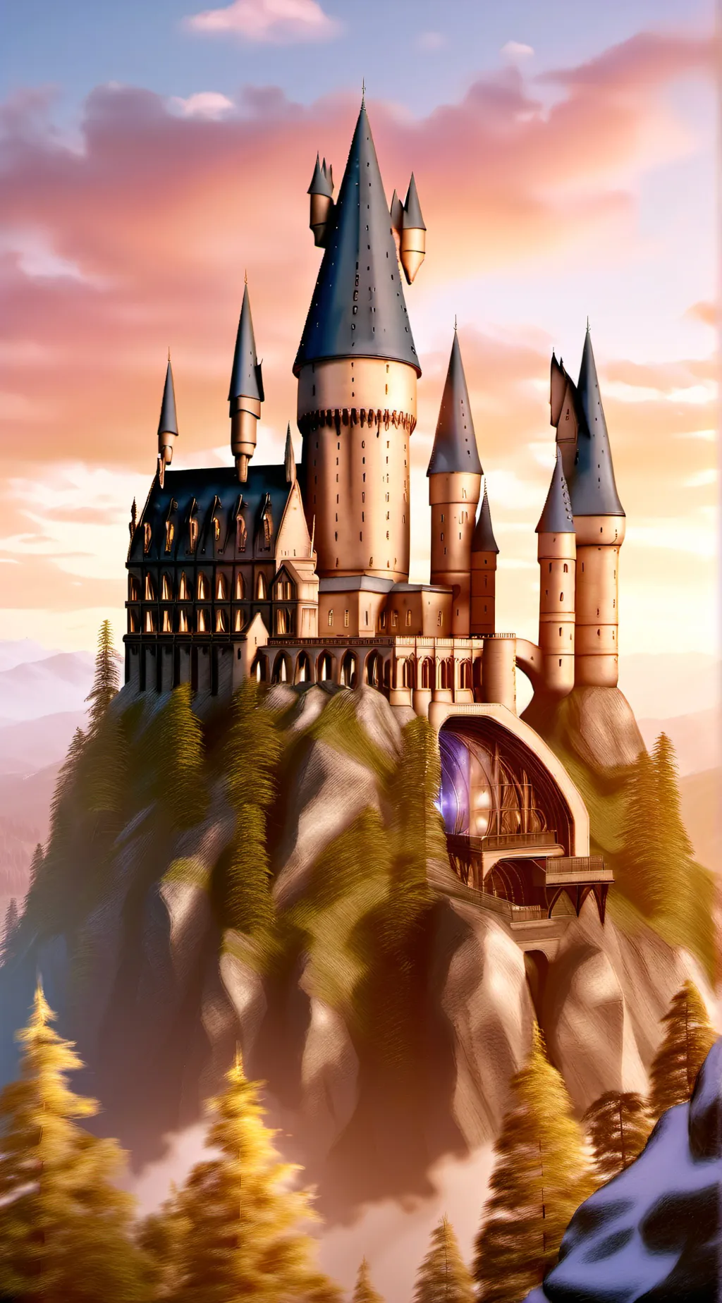 ai character: Hogwarts background