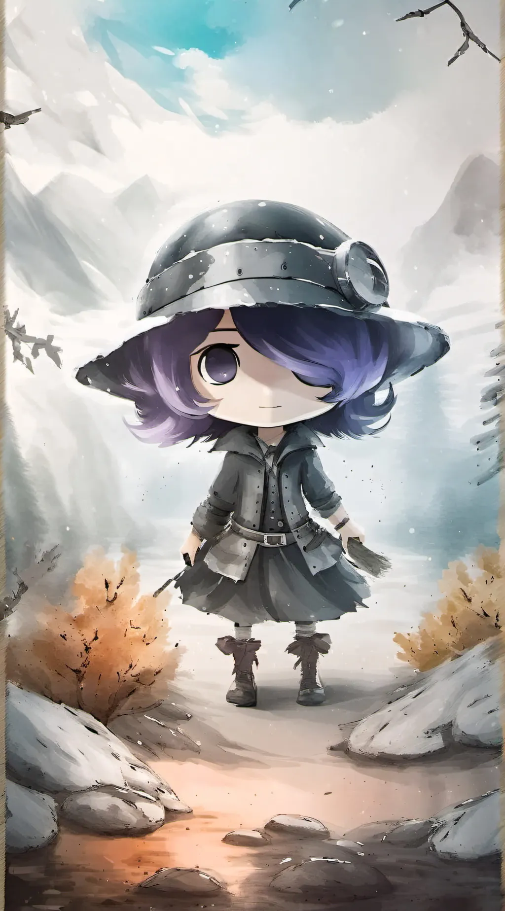 ai character: X background