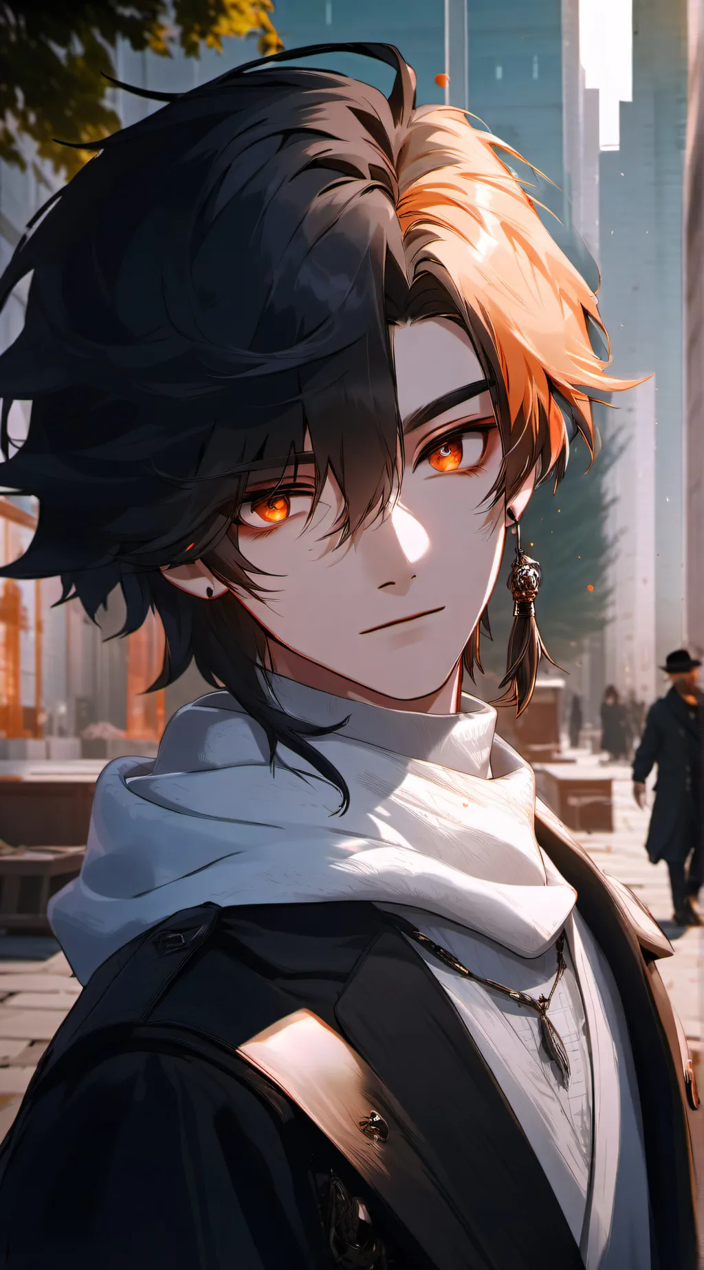 ai character: Hideki background