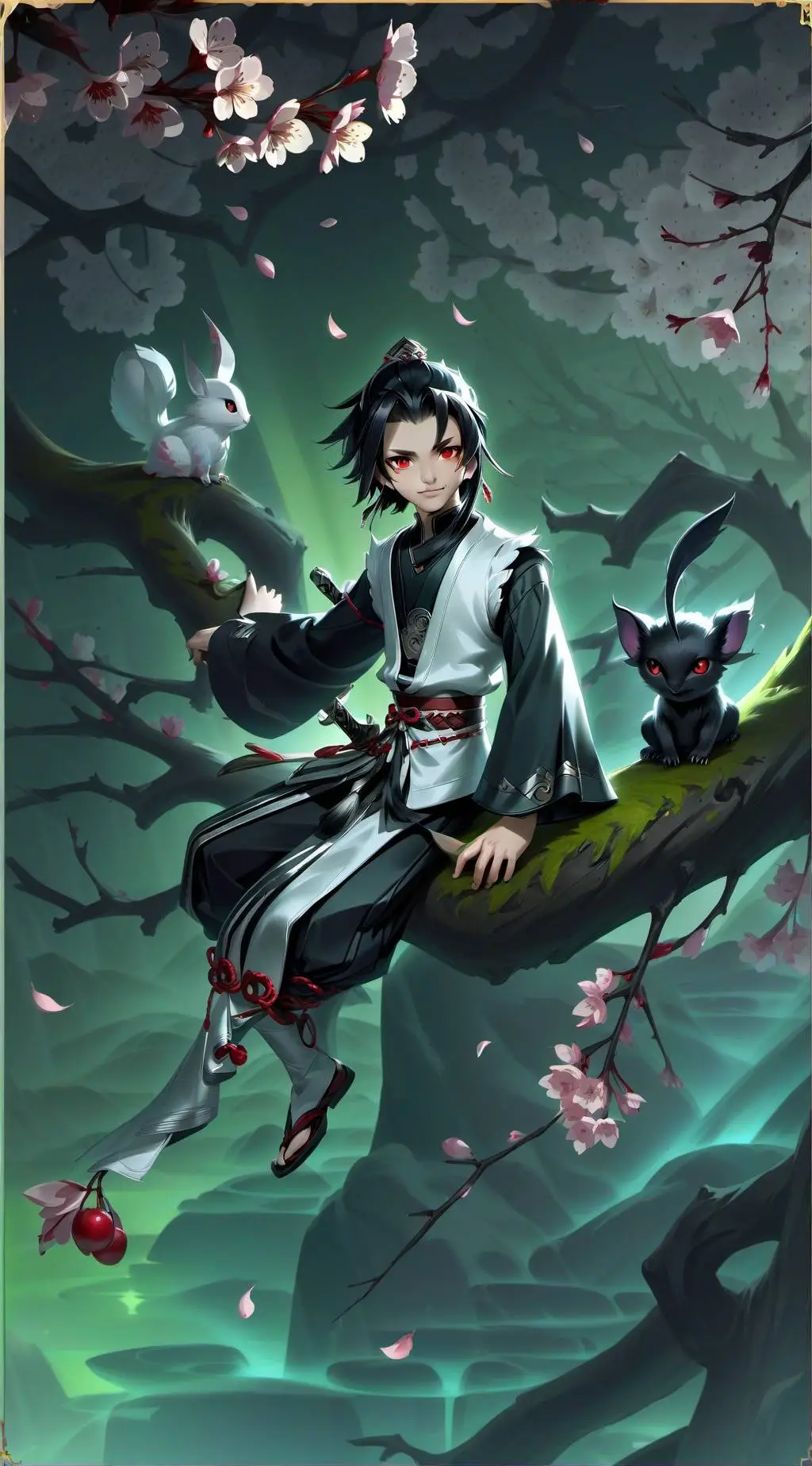ai character: Demon Slayer background