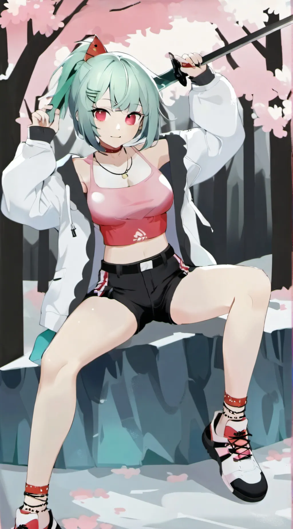 ai character: Mitsuri background