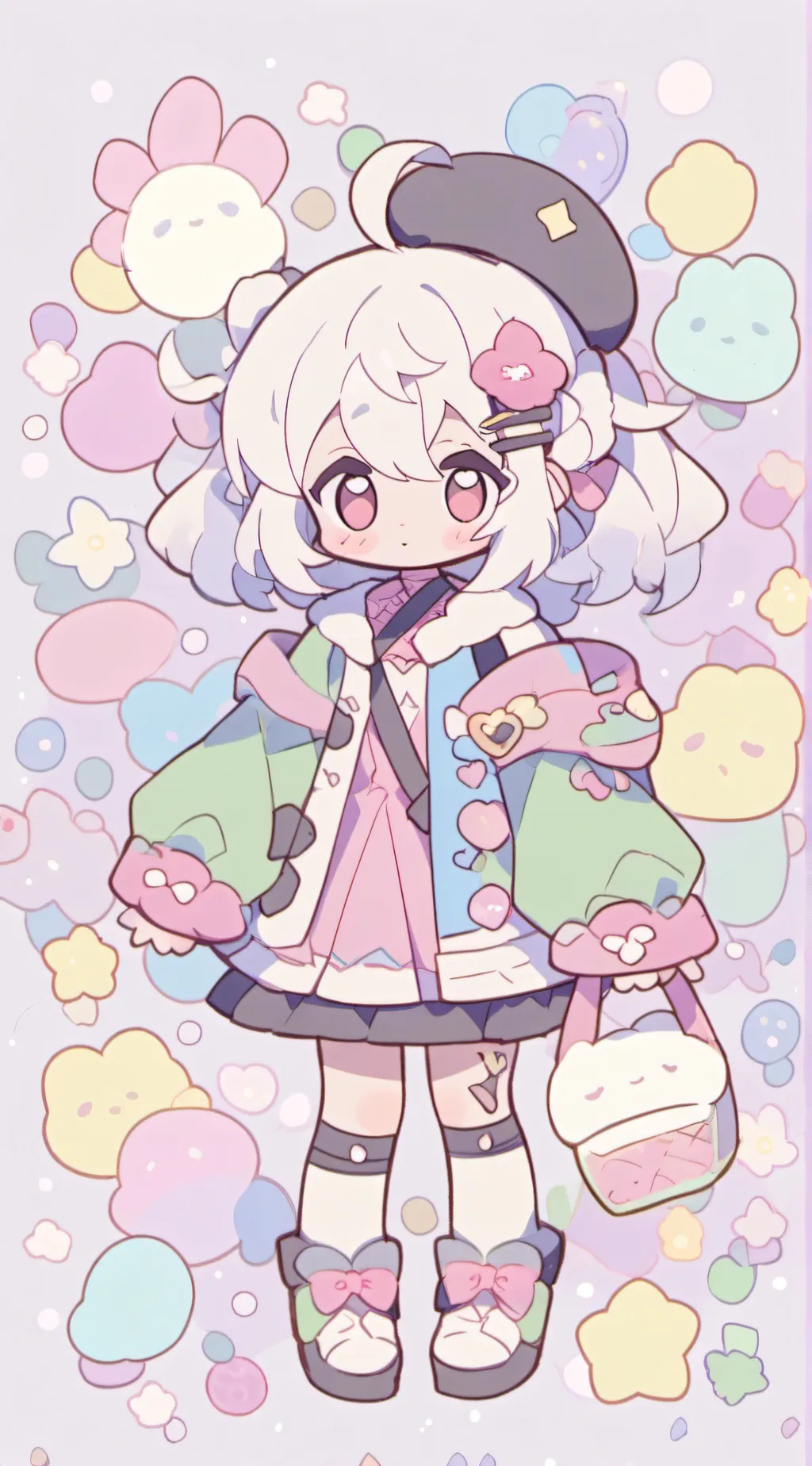 ai character: pluppie  background