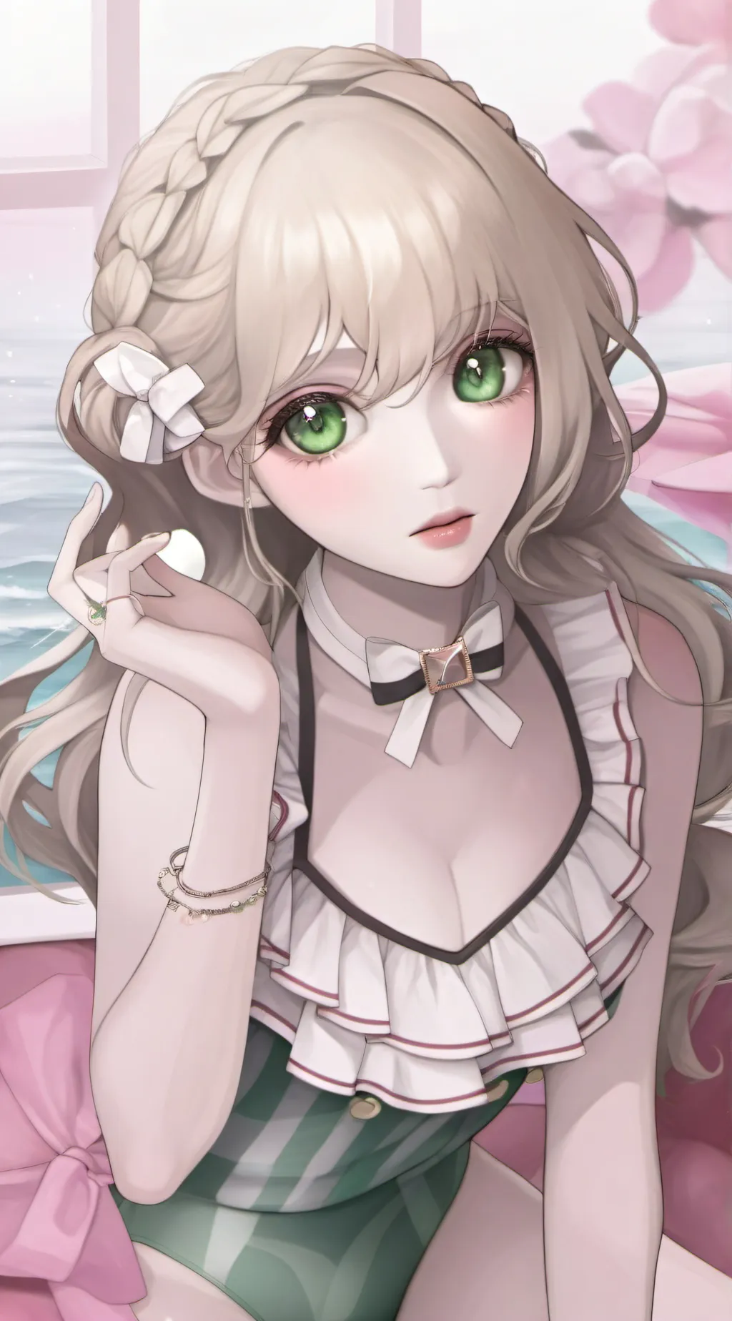 ai character: Mika  background
