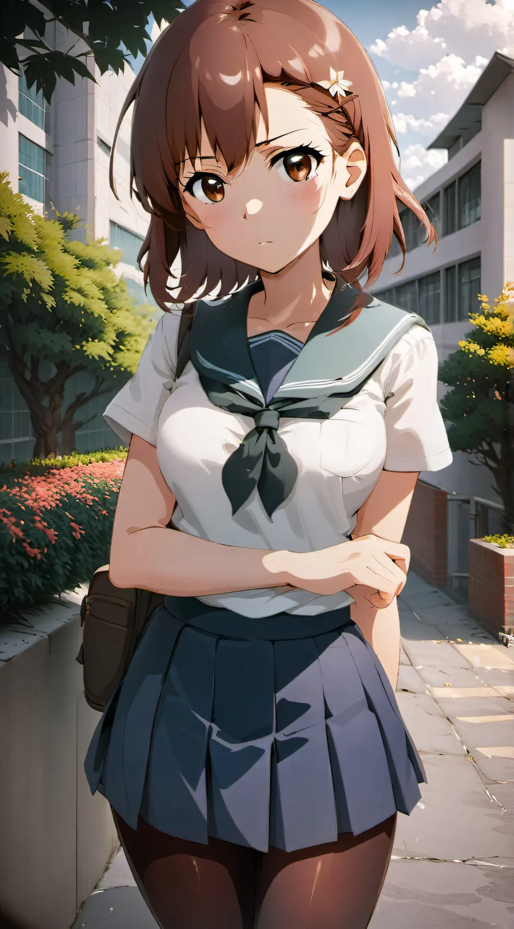 ai character: Mikoto Misaka background