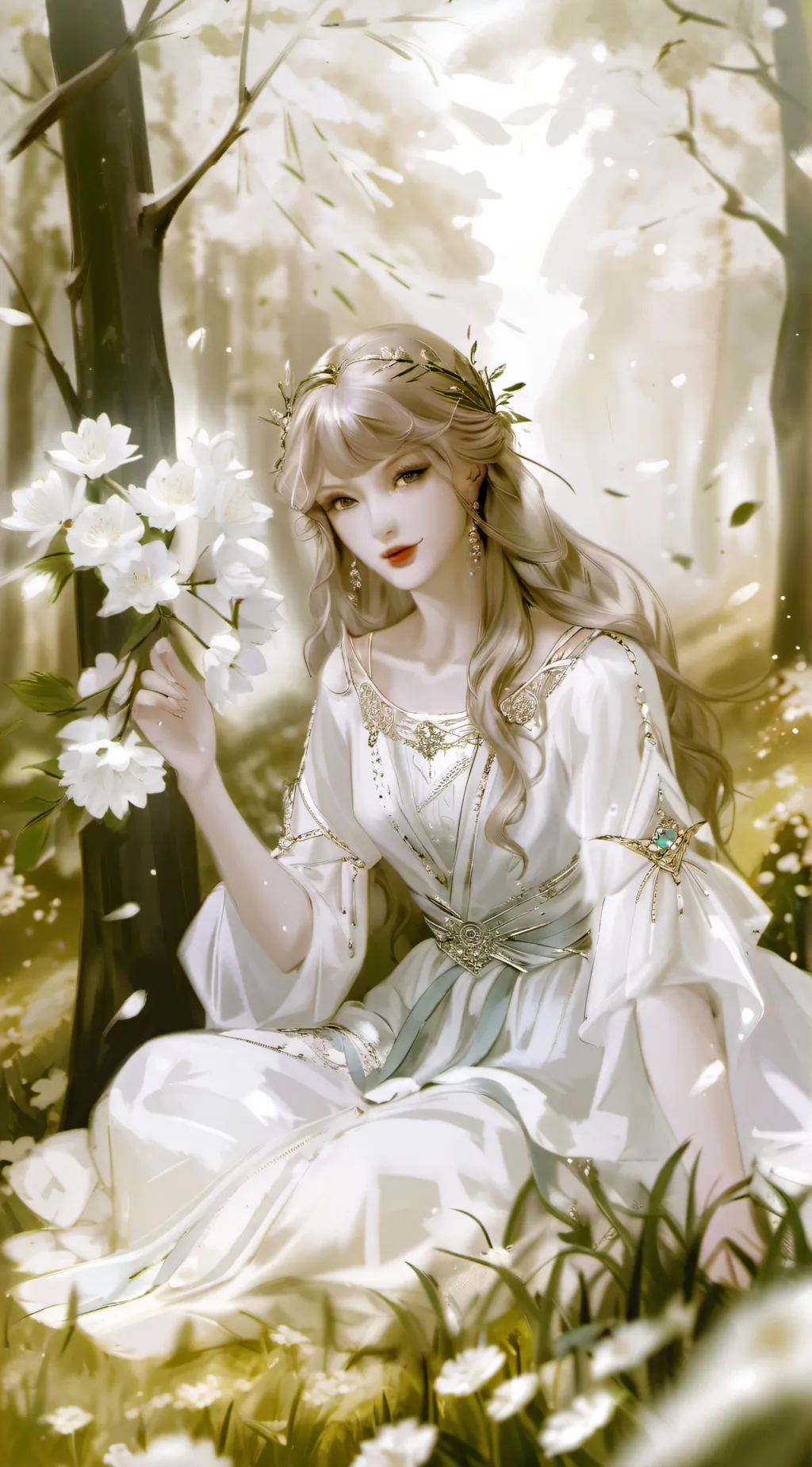 ai character: Queen  background