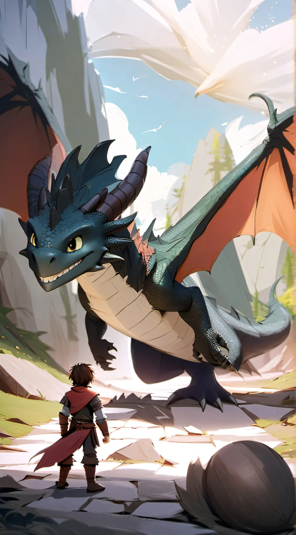 ai character: HTTYD background