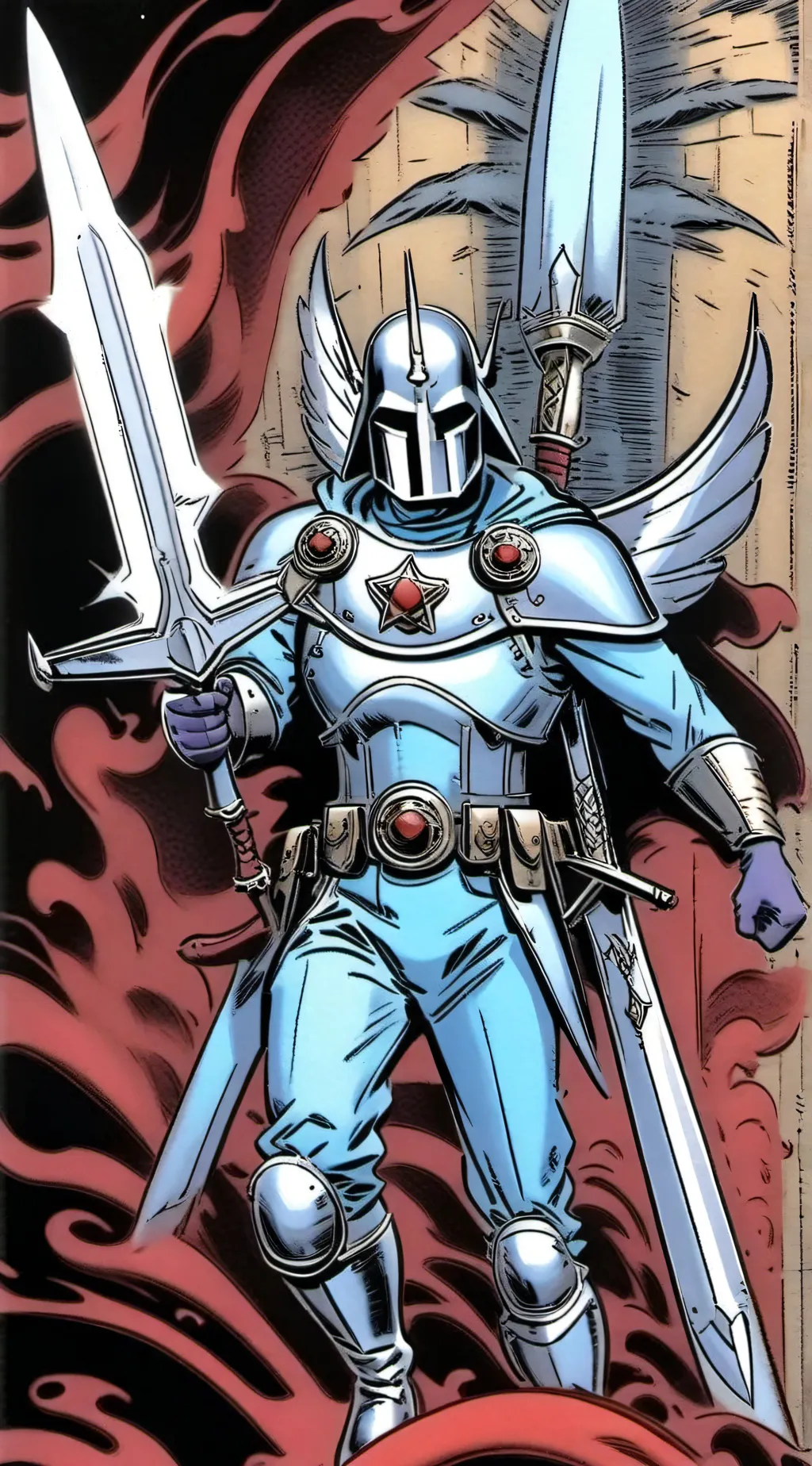 ai character: BROTHERHOOD KNIGHT background